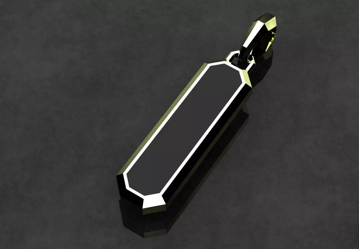 David Yurman Forget Carbon Pendant 3D print model_0