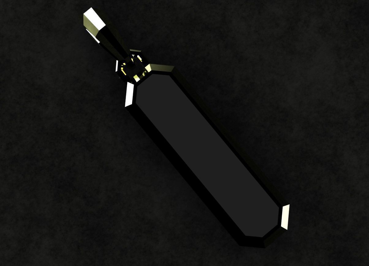 David Yurman Forget Carbon Pendant 3D print model_4