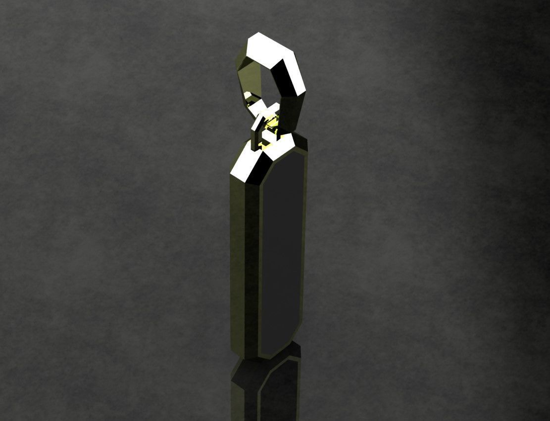 David Yurman Forget Carbon Pendant 3D print model_1