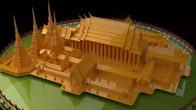 Chinese ancient temple 