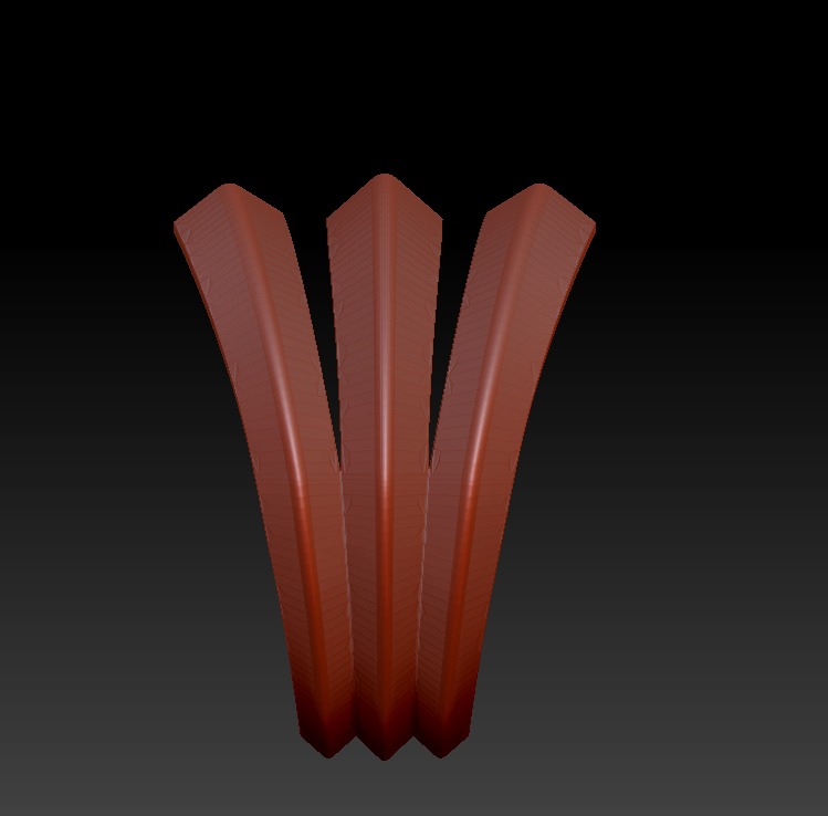 David Yurman Roman Theree Row Band 3D print model_7