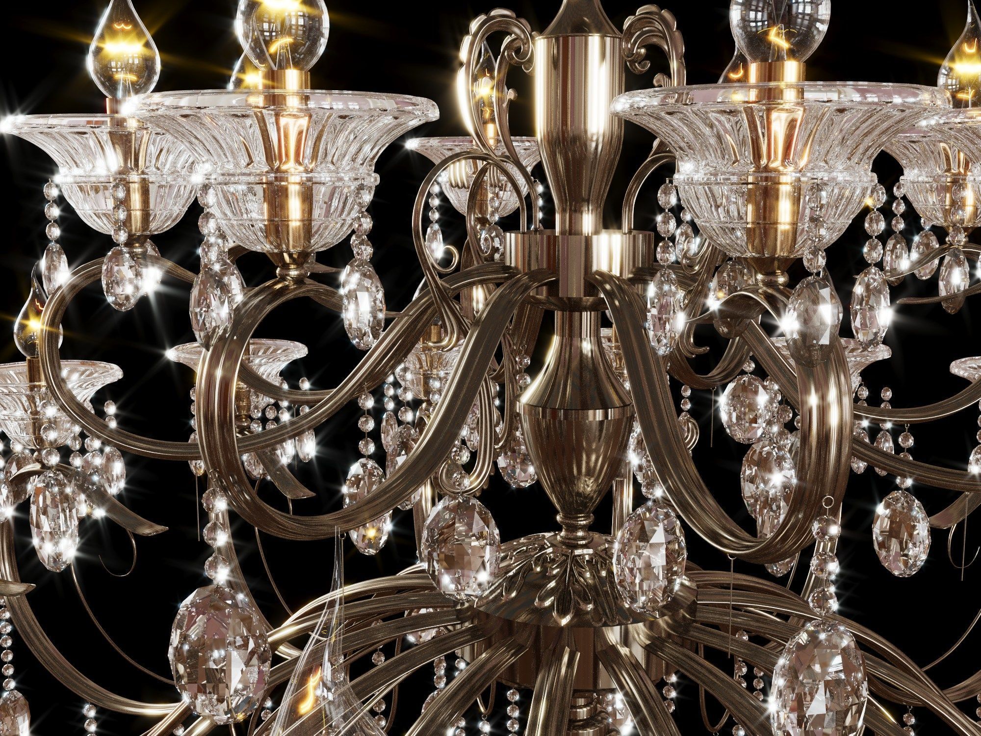 MOSCOW CHANDELIER 3D model_2