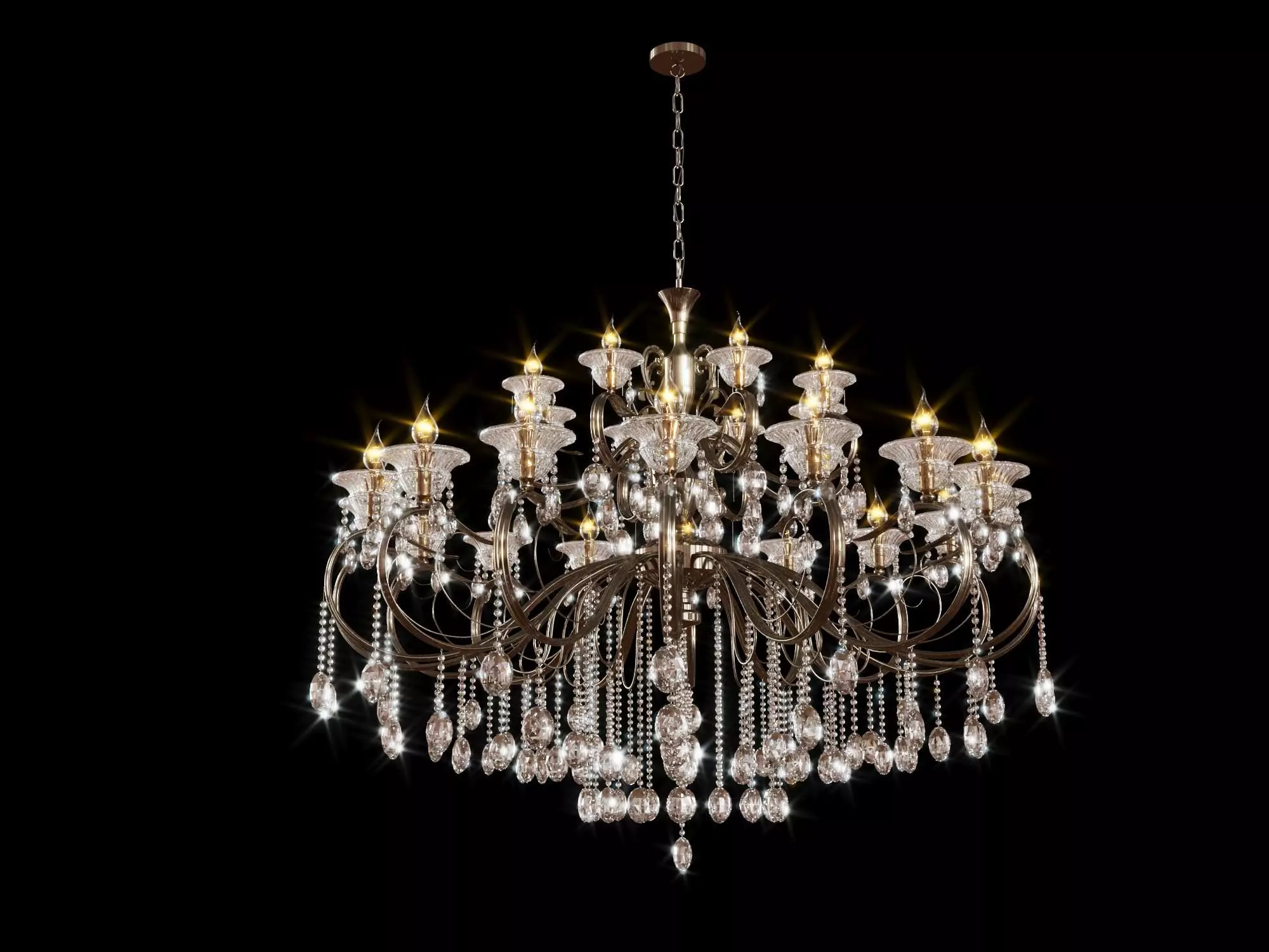 MOSCOW CHANDELIER 3D model_0