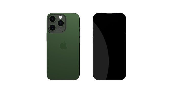 iPhone13Pro Low-poly 3D model