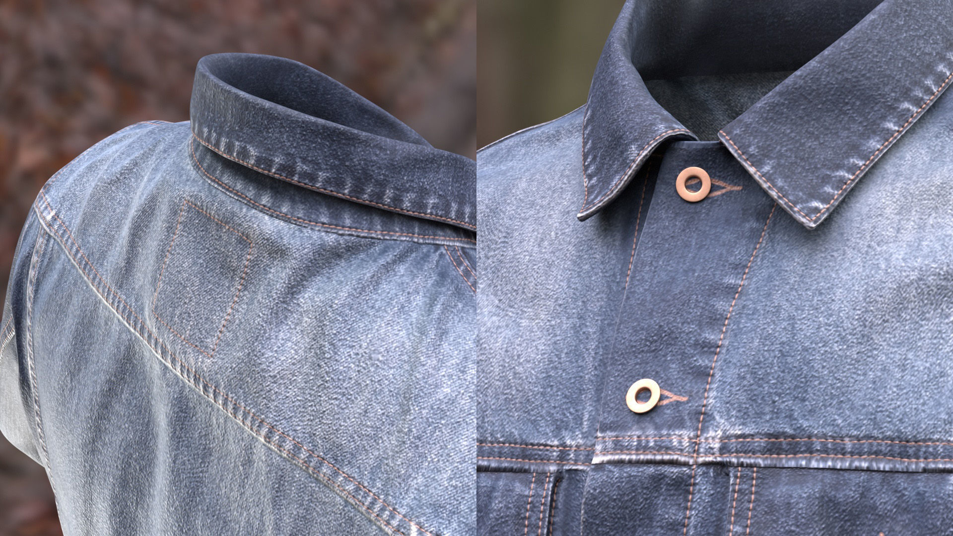 Jacket 55 - All MH Bodies and UE5 Skeletons - Rigged Low-poly 3D model_9