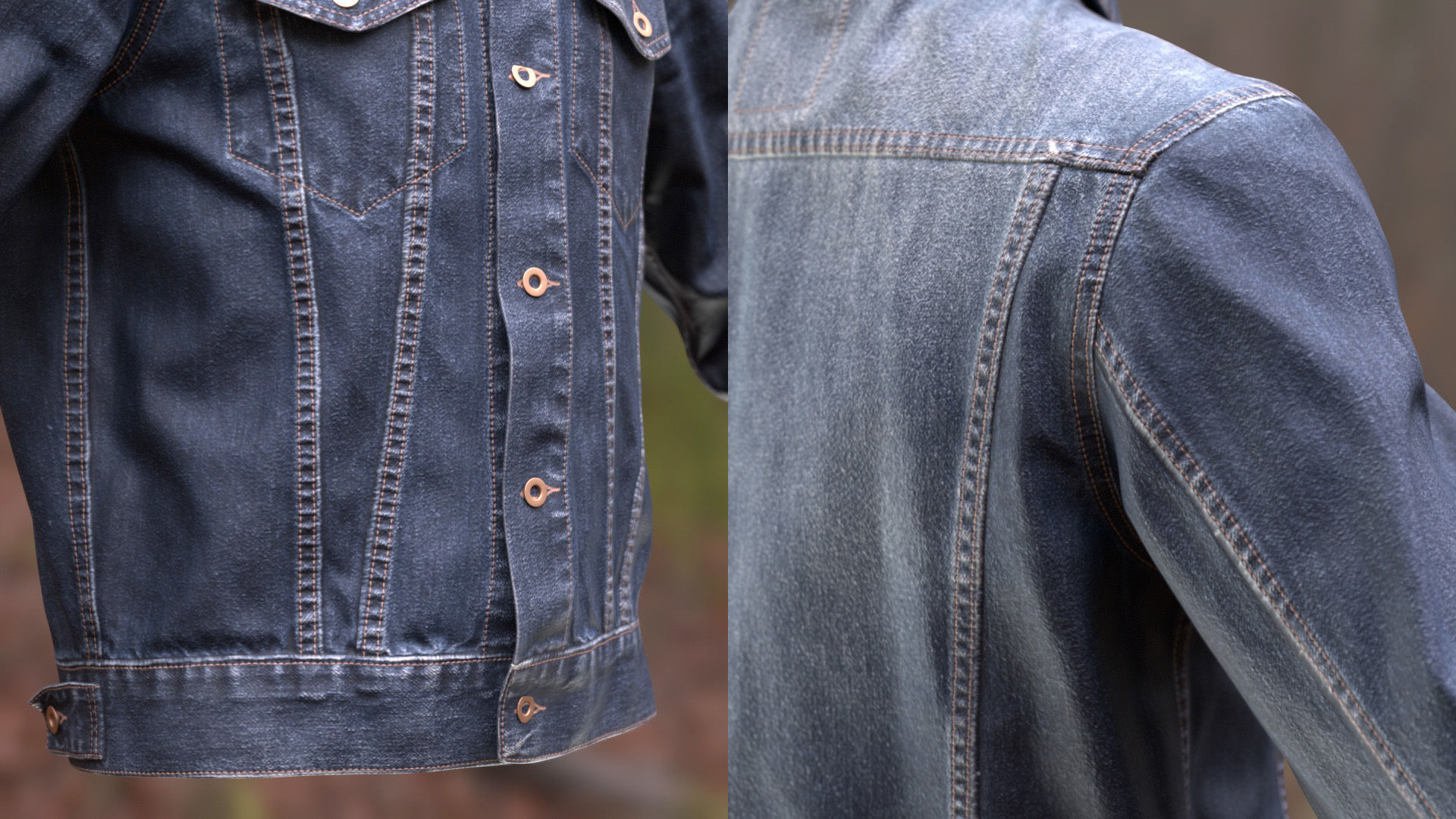 Jacket 55 - All MH Bodies and UE5 Skeletons - Rigged Low-poly 3D model_10