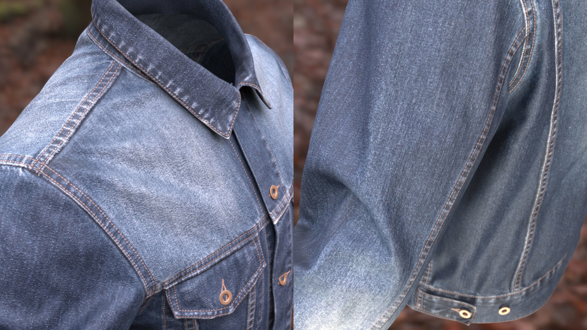 Jacket 55 - All MH Bodies and UE5 Skeletons - Rigged Low-poly 3D model_11