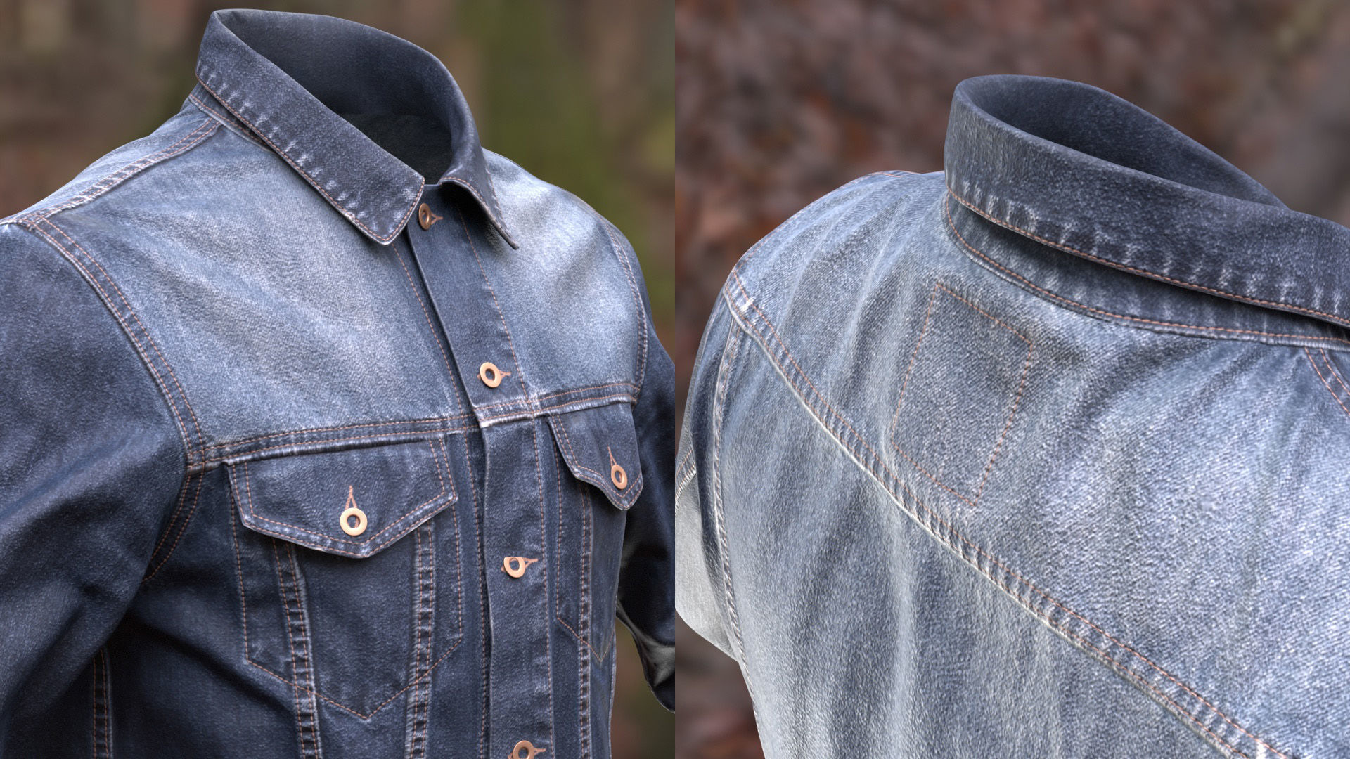 Jacket 55 - All MH Bodies and UE5 Skeletons - Rigged Low-poly 3D model_14