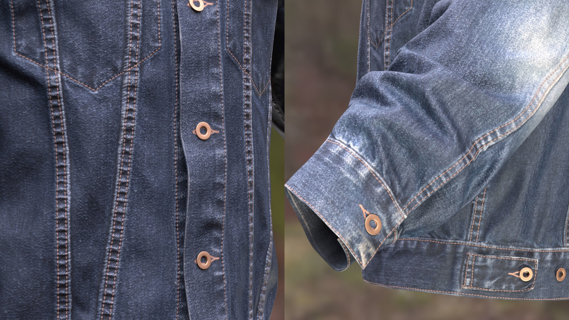 Jacket 55 - All MH Bodies and UE5 Skeletons - Rigged Low-poly 3D model_15