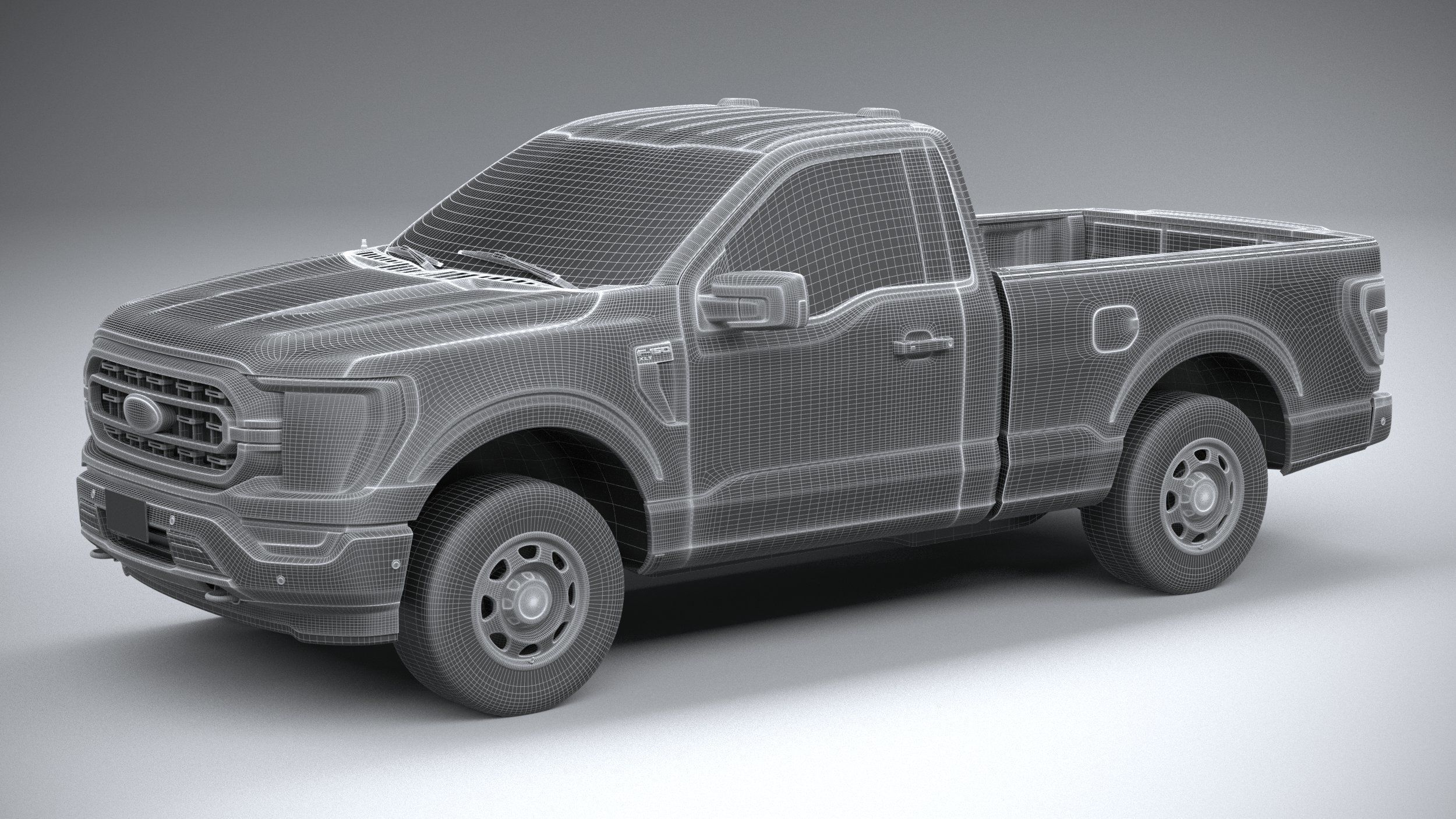 F150 Base 2022 3D model_26