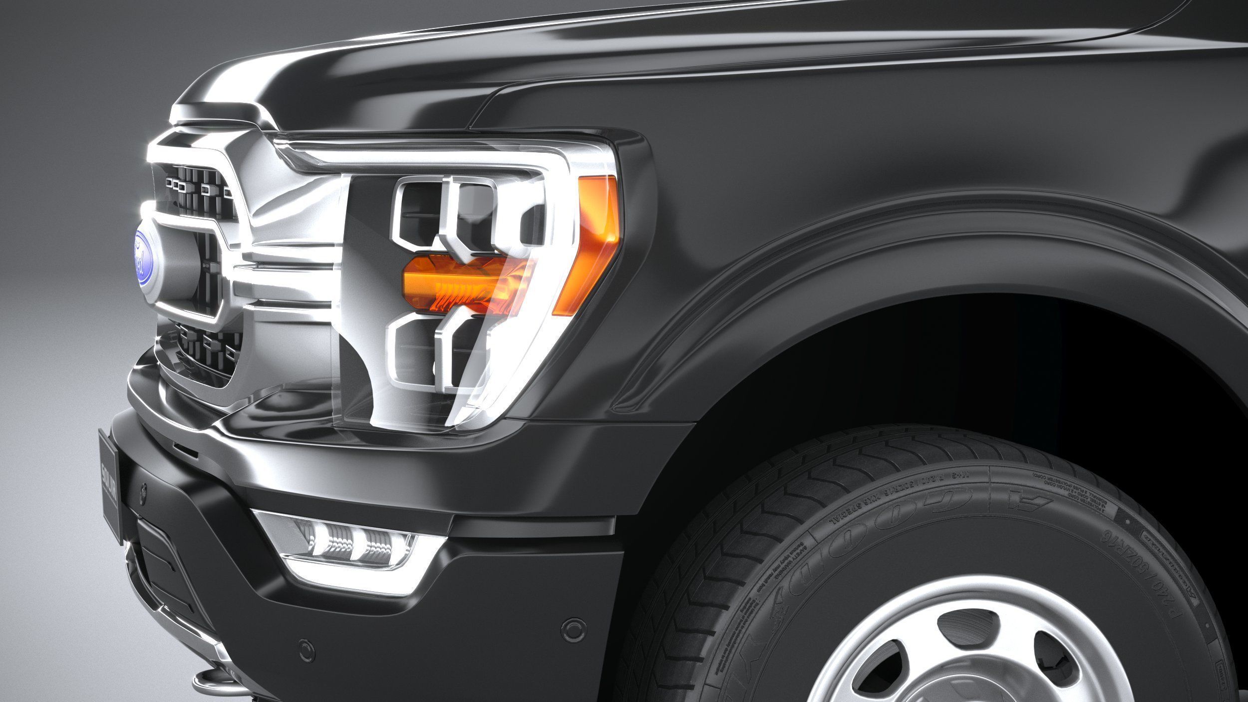 F150 Base 2022 3D model_3