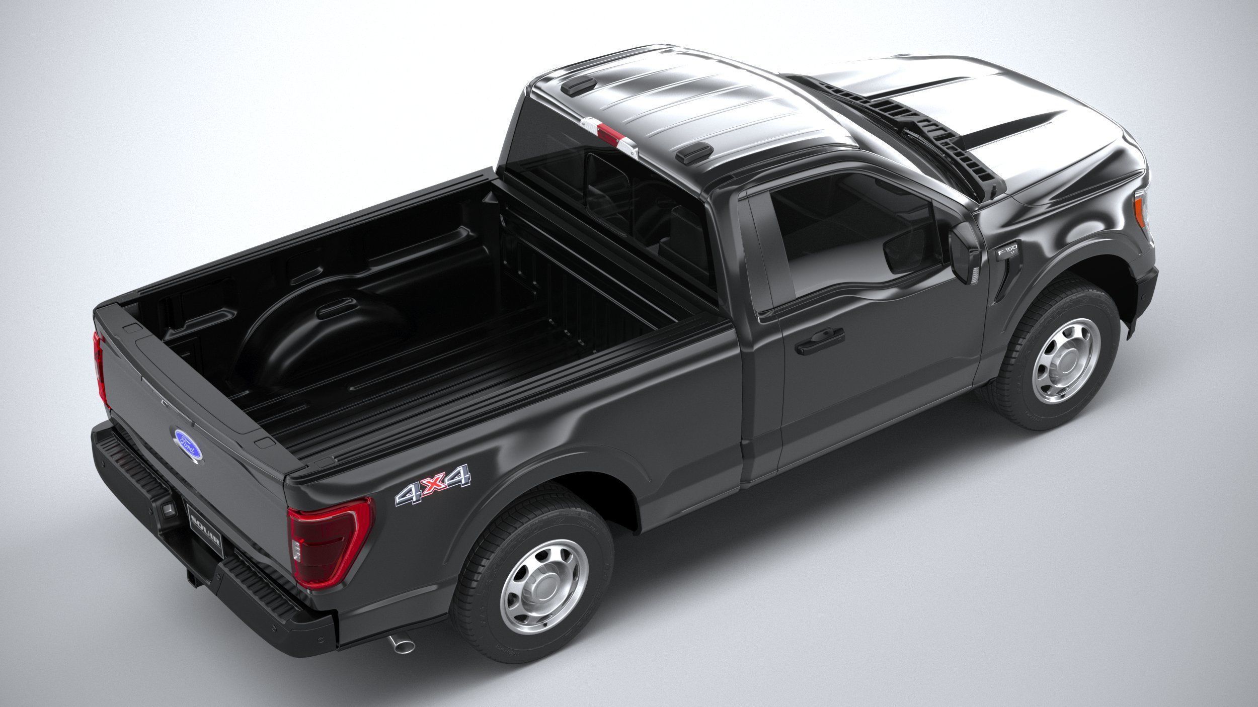 F150 Base 2022 3D model_10