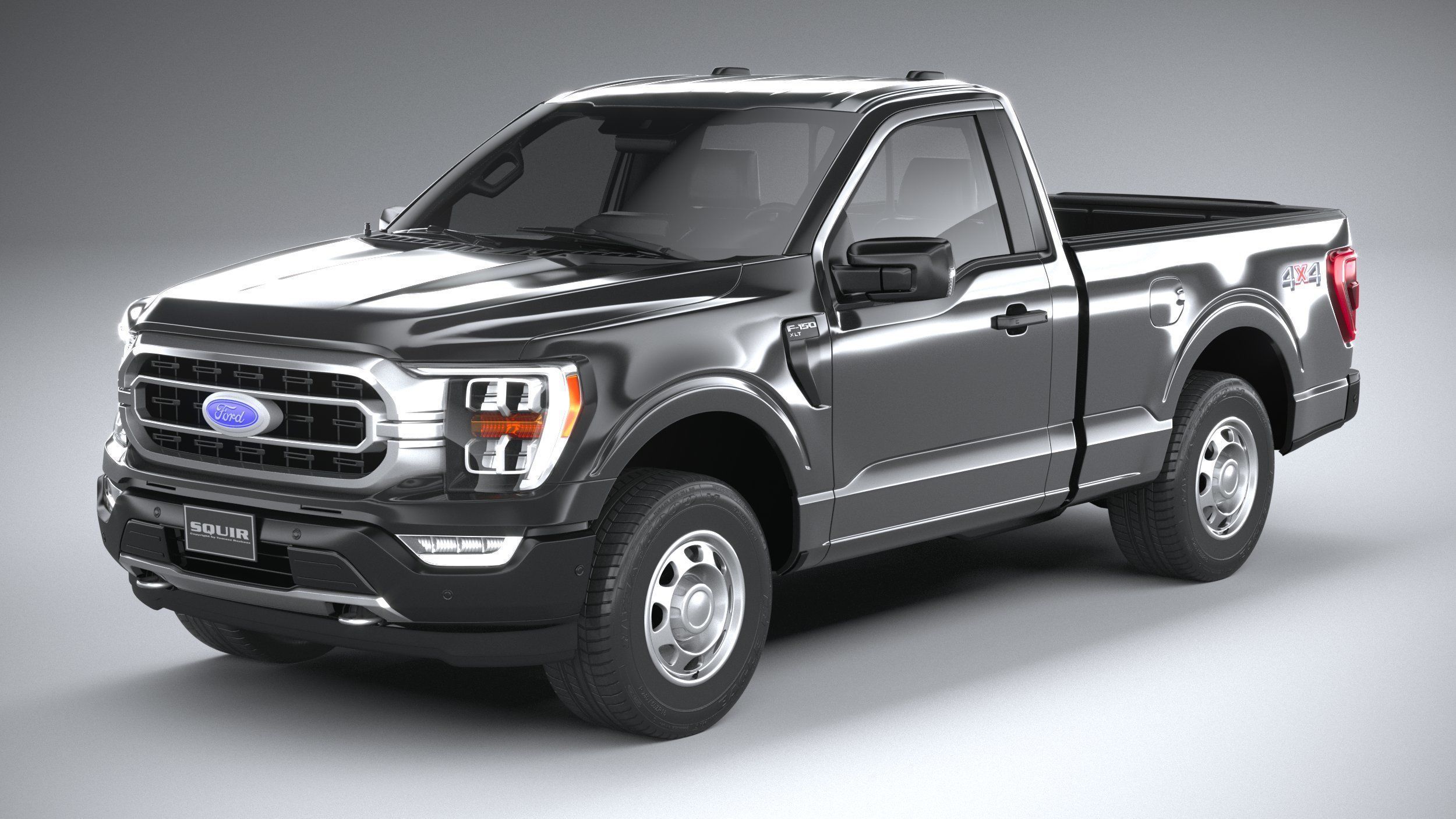 F150 Base 2022 3D model_1