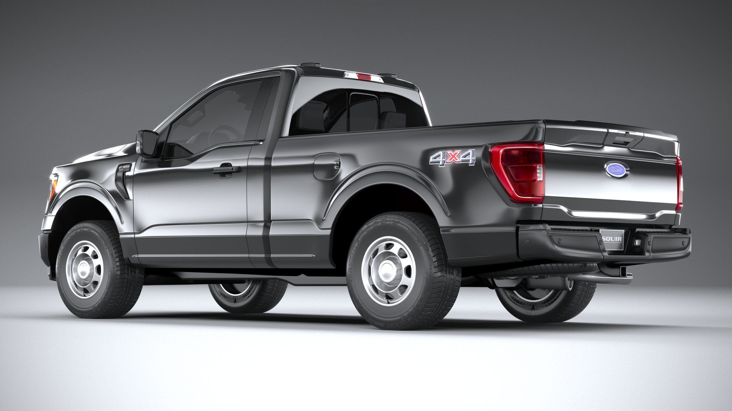 F150 Base 2022 3D model_5