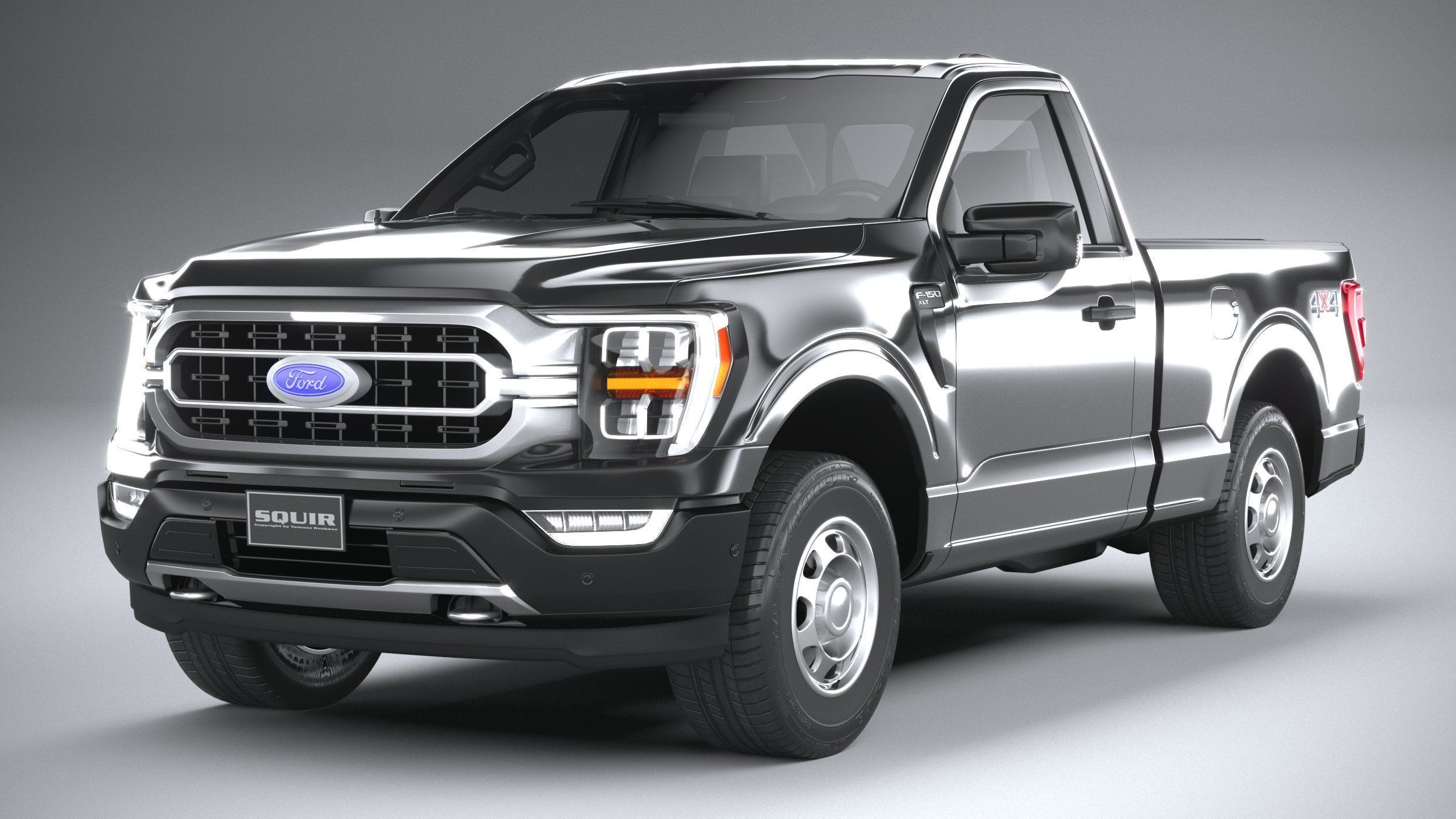 F150 Base 2022 3D model_2