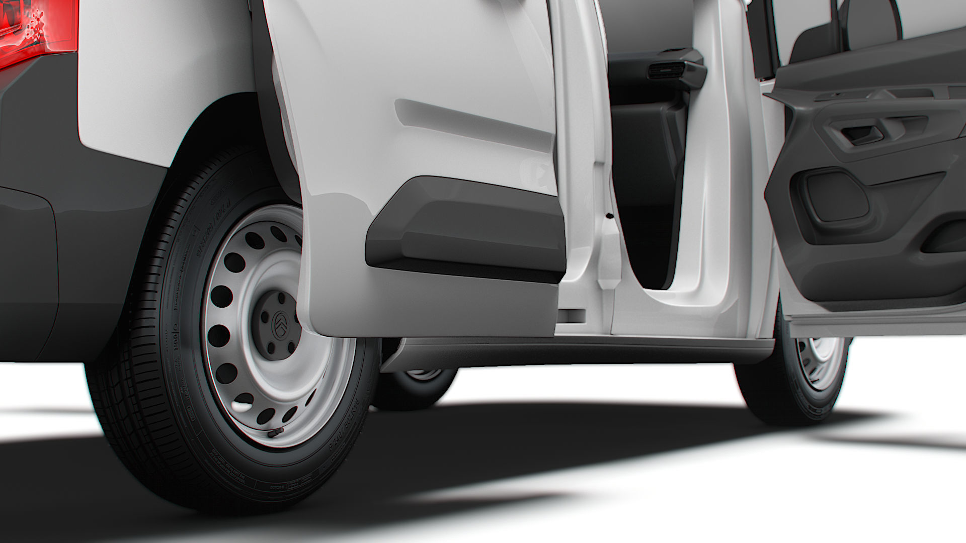 Citroen e Berlingo SWB Van Tailgate HQ Interior 2024 3D model_11