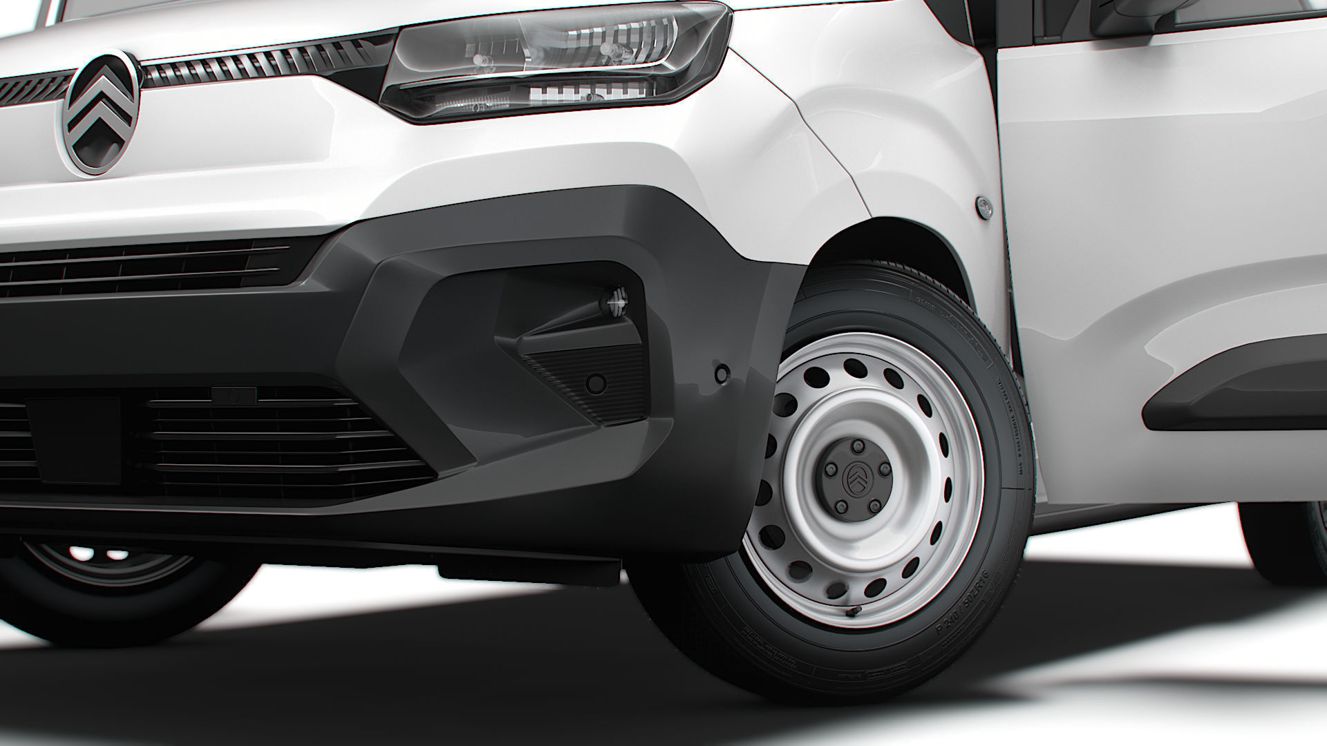 Citroen e Berlingo SWB Van Tailgate HQ Interior 2024 3D model_3