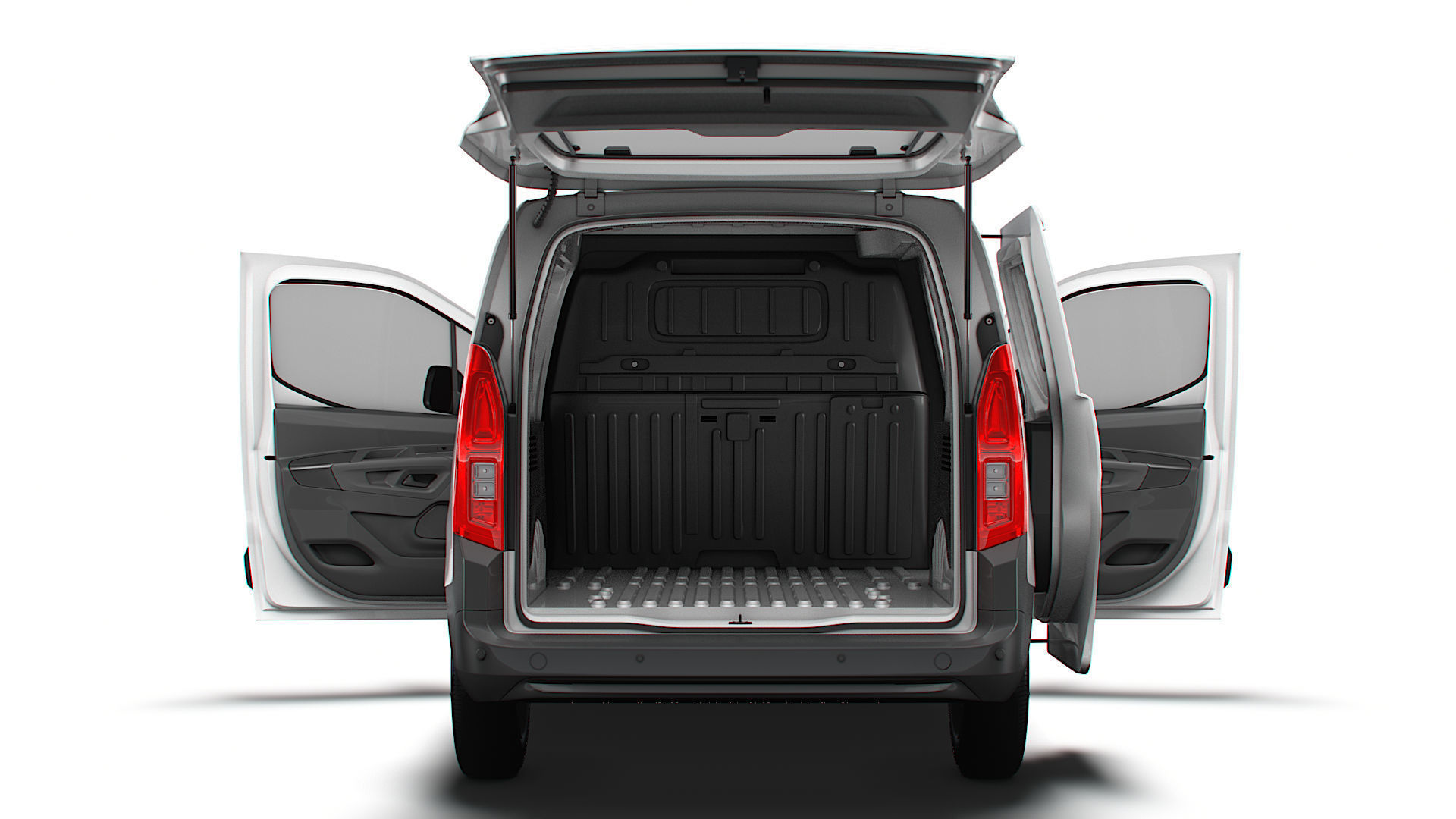 Fiat E Doblo SWB Van Tailgate HQ Interior 2024 3D model_10