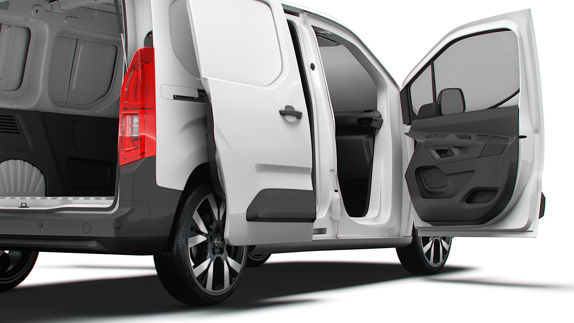 Opel Combo e SWB Van Tailgate HQ Interior 2024 3D model_5