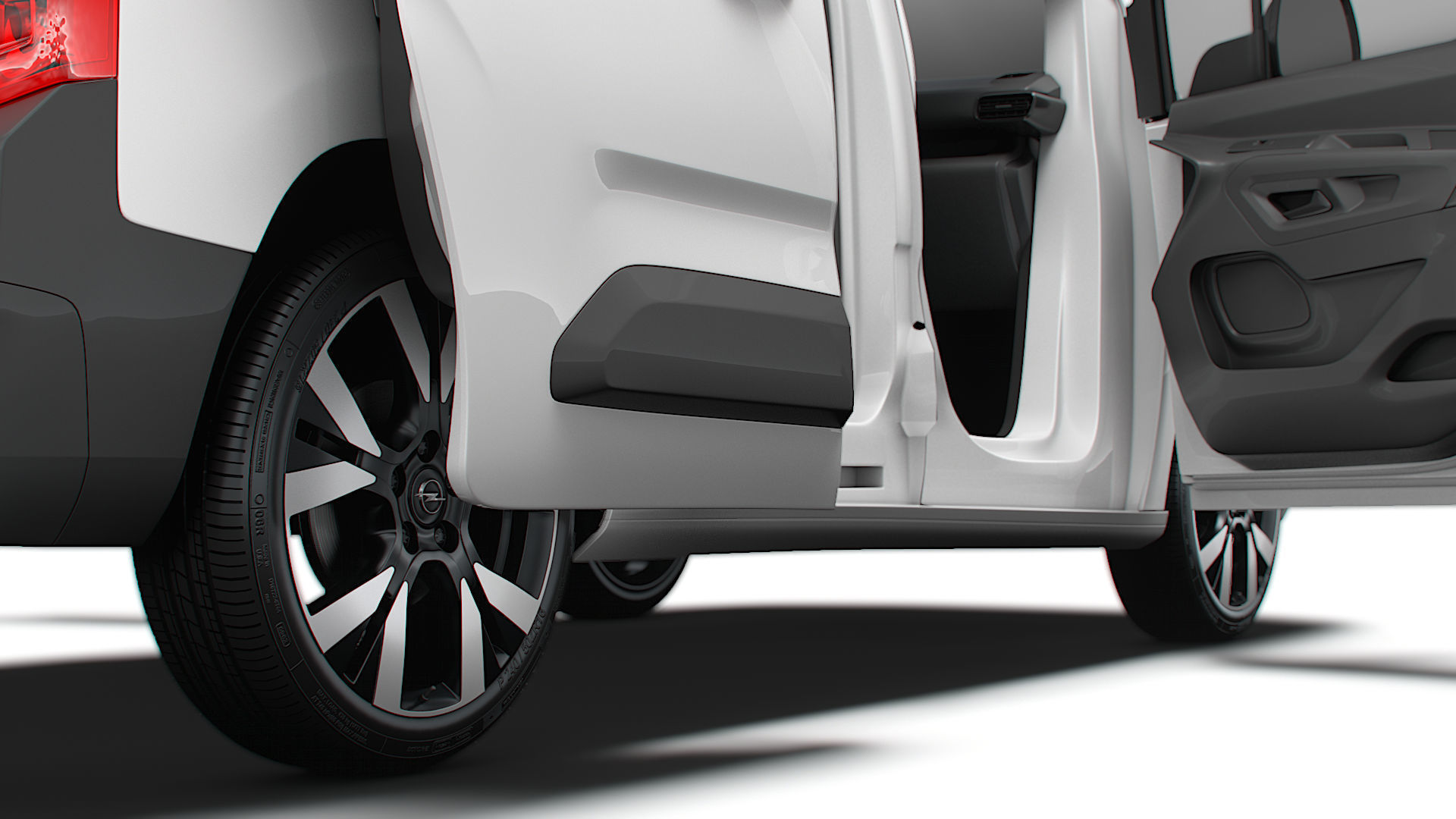 Opel Combo e SWB Van Tailgate HQ Interior 2024 3D model_11