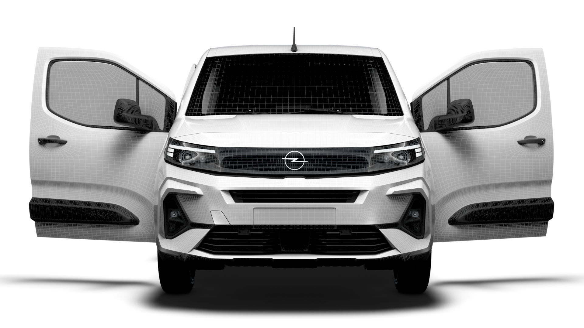 Opel Combo e SWB Van Tailgate HQ Interior 2024 3D model_21