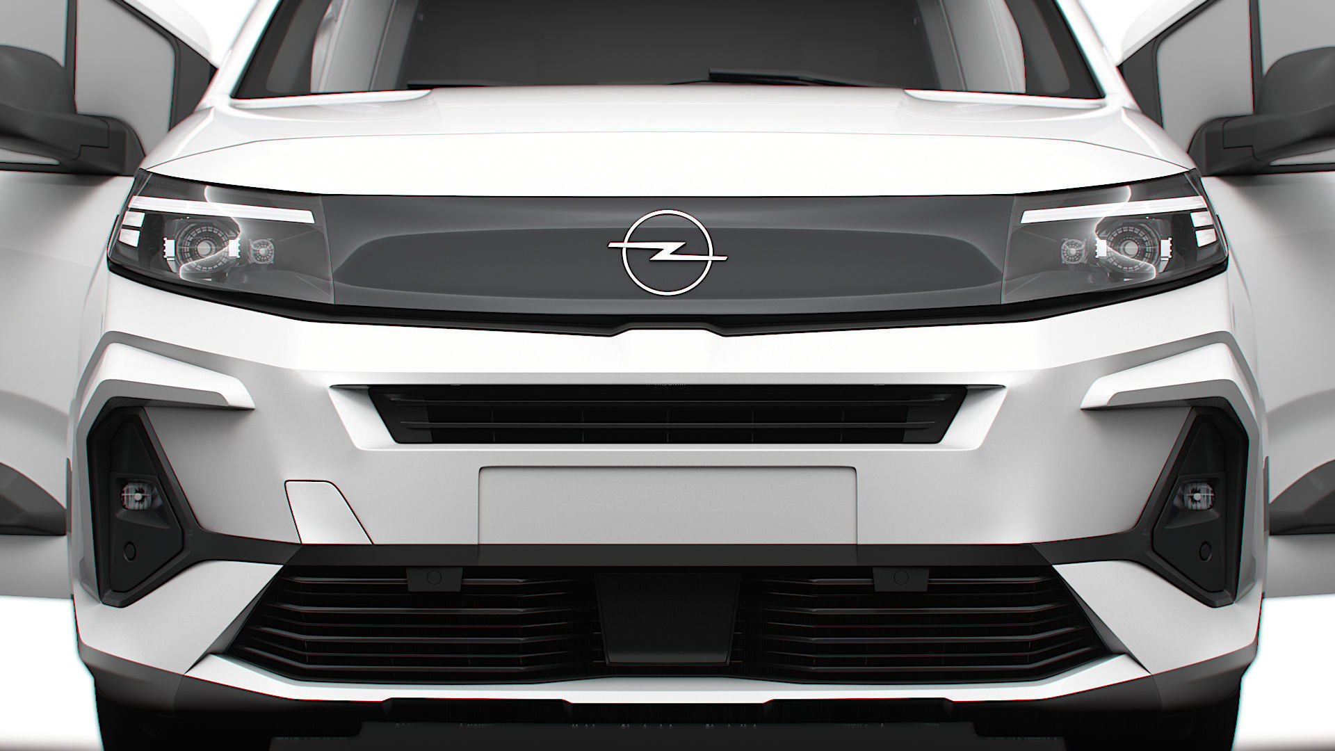 Opel Combo e SWB Van Tailgate HQ Interior 2024 3D model_7