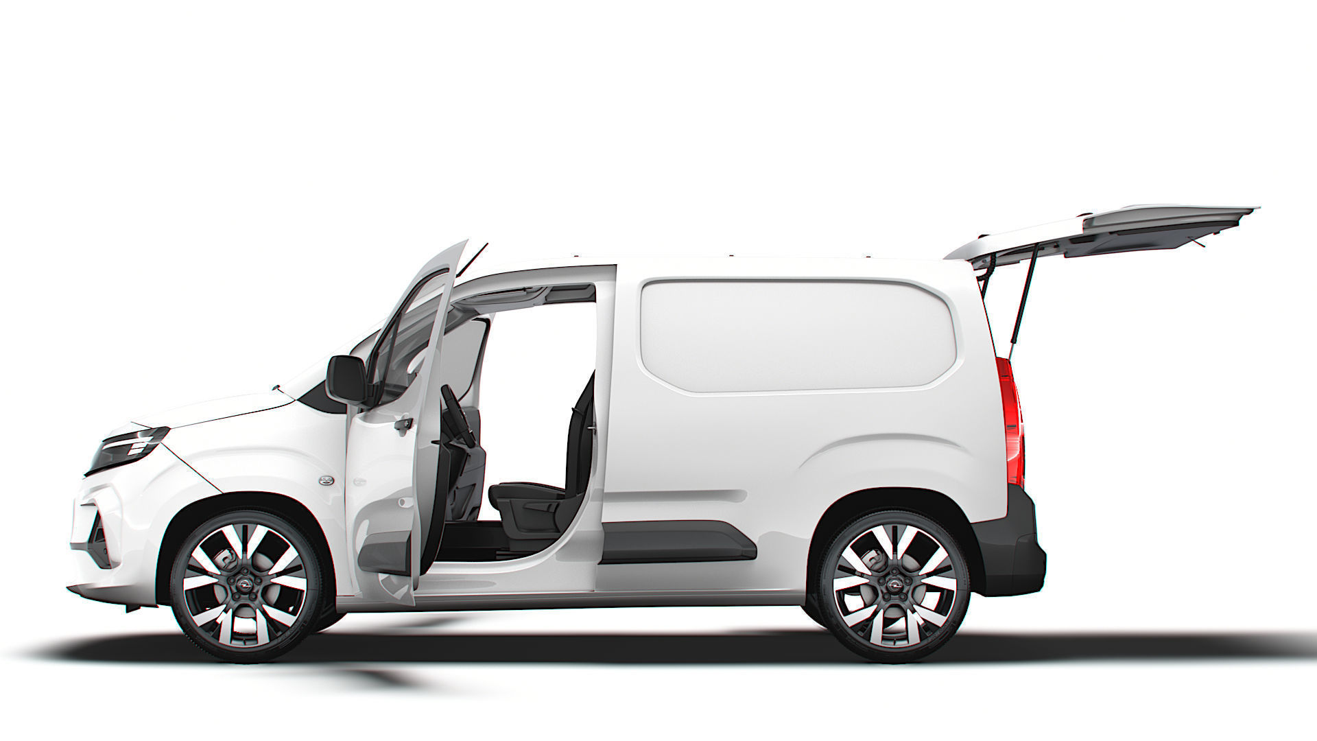 Opel Combo e SWB Van Tailgate HQ Interior 2024 3D model_4