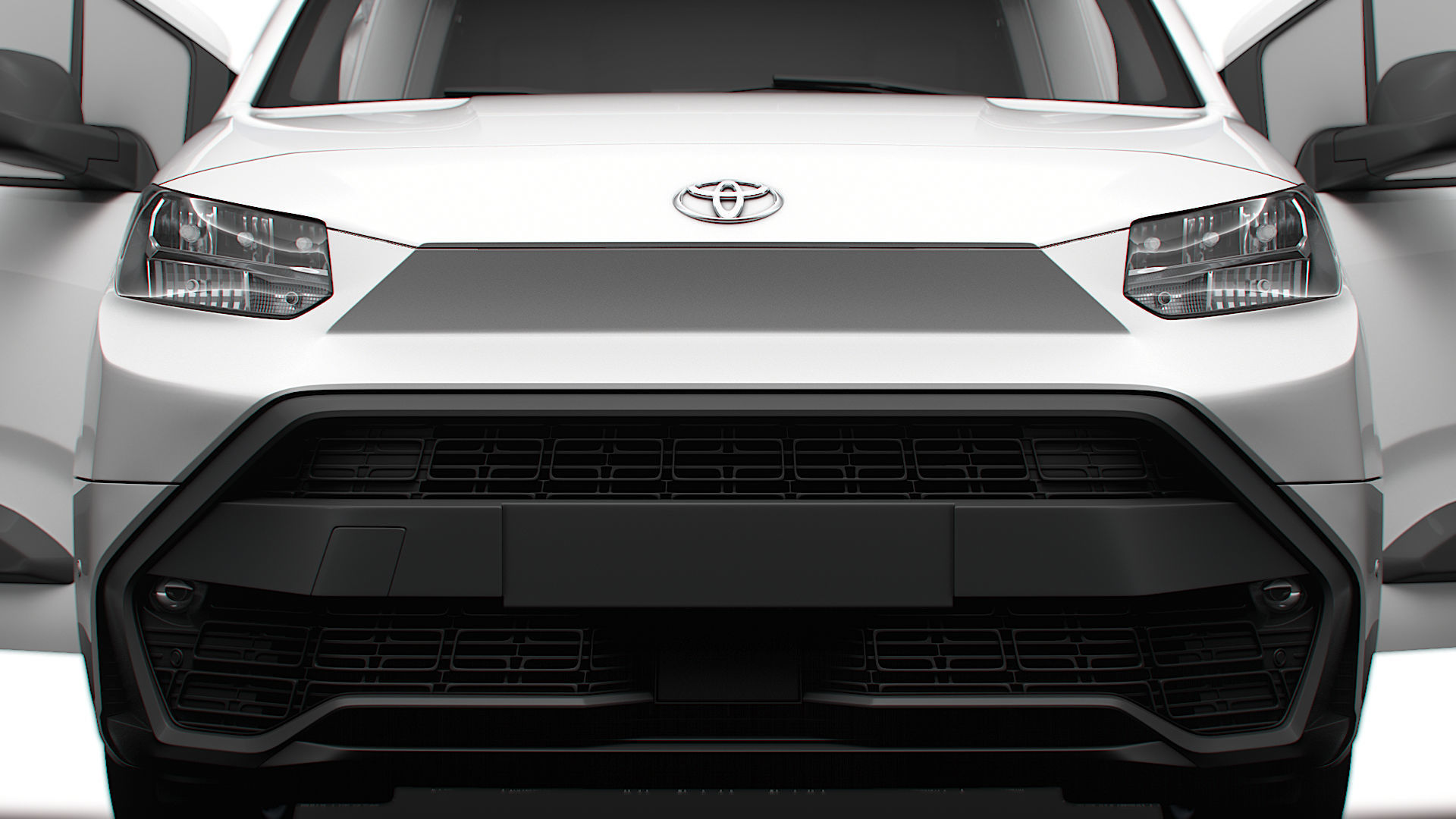 Toyota ProAce City Electric Van Tailgate HQ Interior 2024 3D model_7