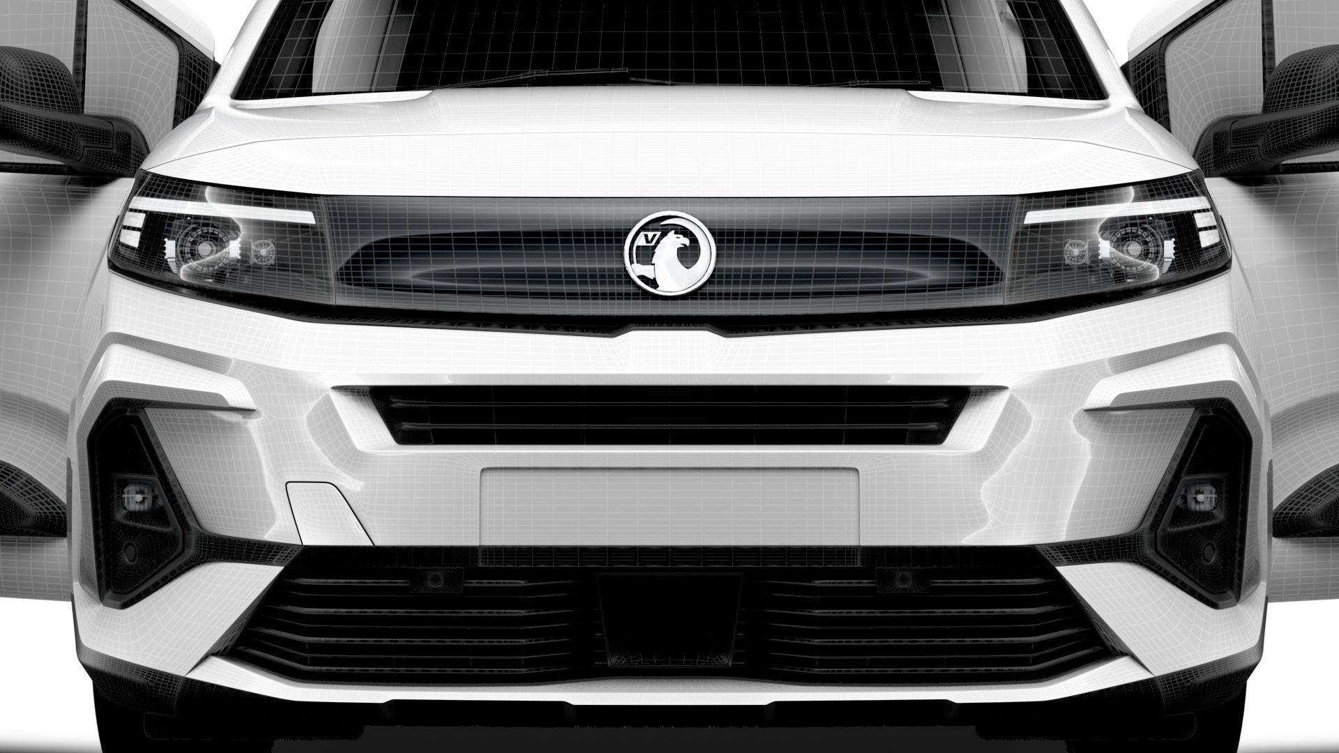 Vauxhall Combo e SWB Van Tailgate HQ Interior 2024 3D model_21