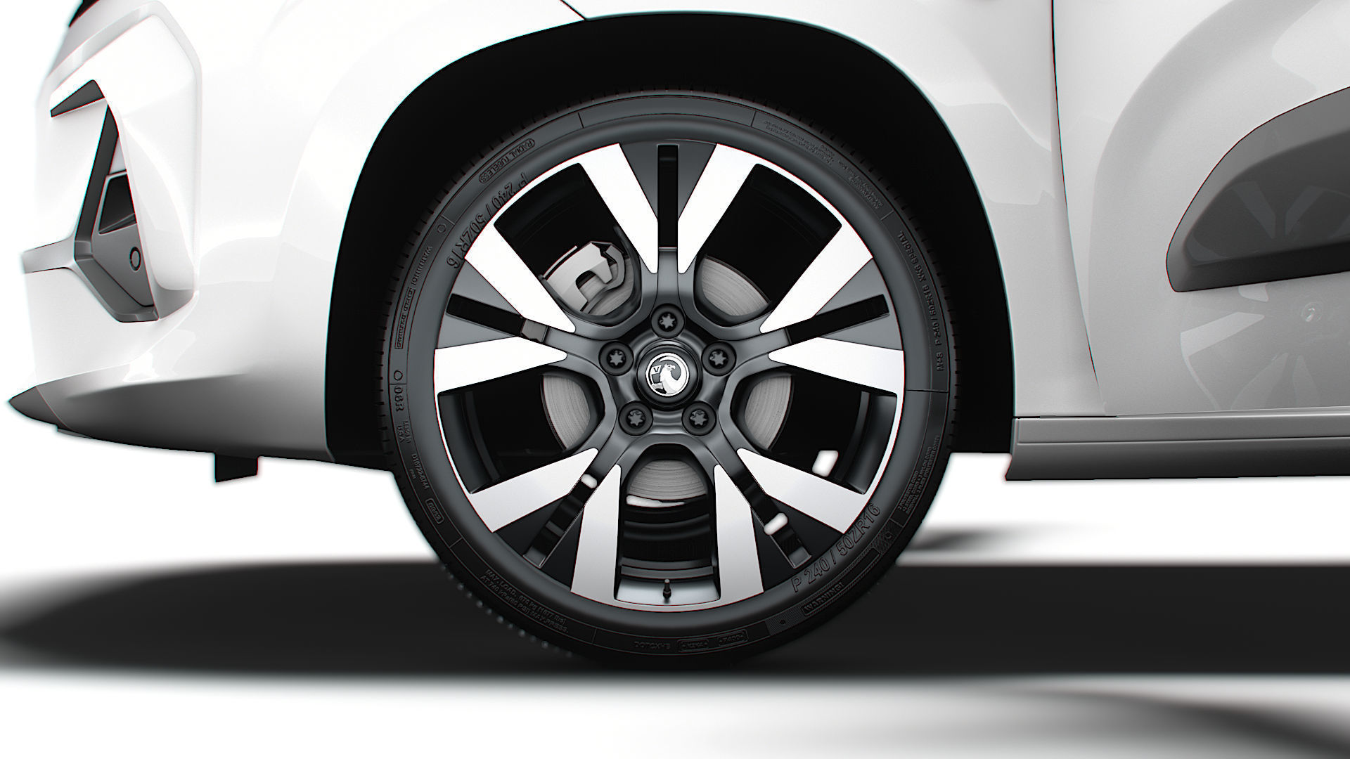 Vauxhall Combo e SWB Van Tailgate HQ Interior 2024 3D model_12