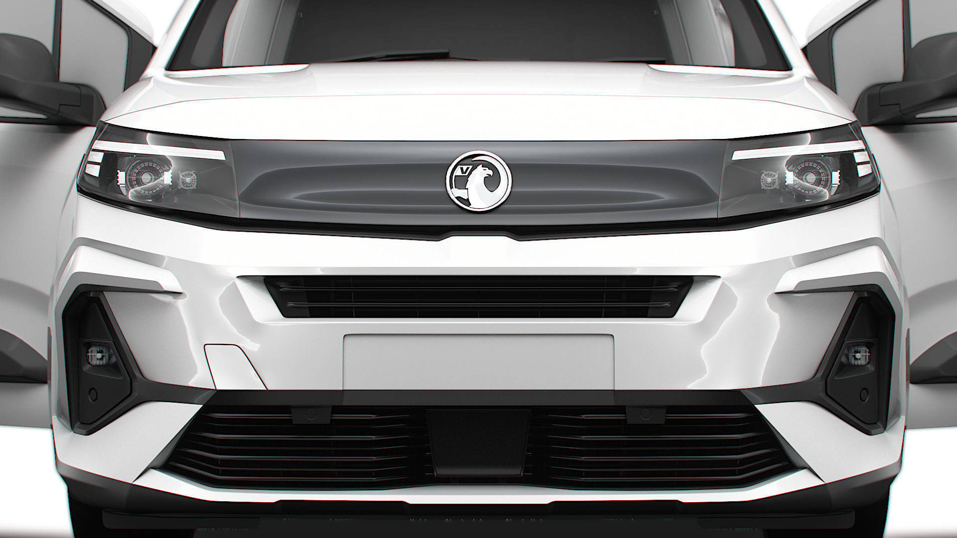 Vauxhall Combo e SWB Van Tailgate HQ Interior 2024 3D model_7