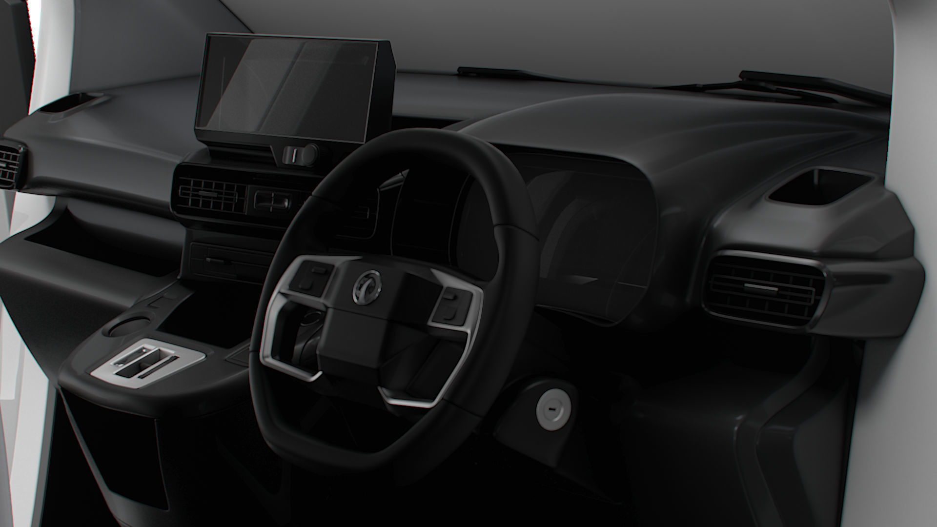 Vauxhall Combo e SWB Van Tailgate HQ Interior 2024 3D model_2