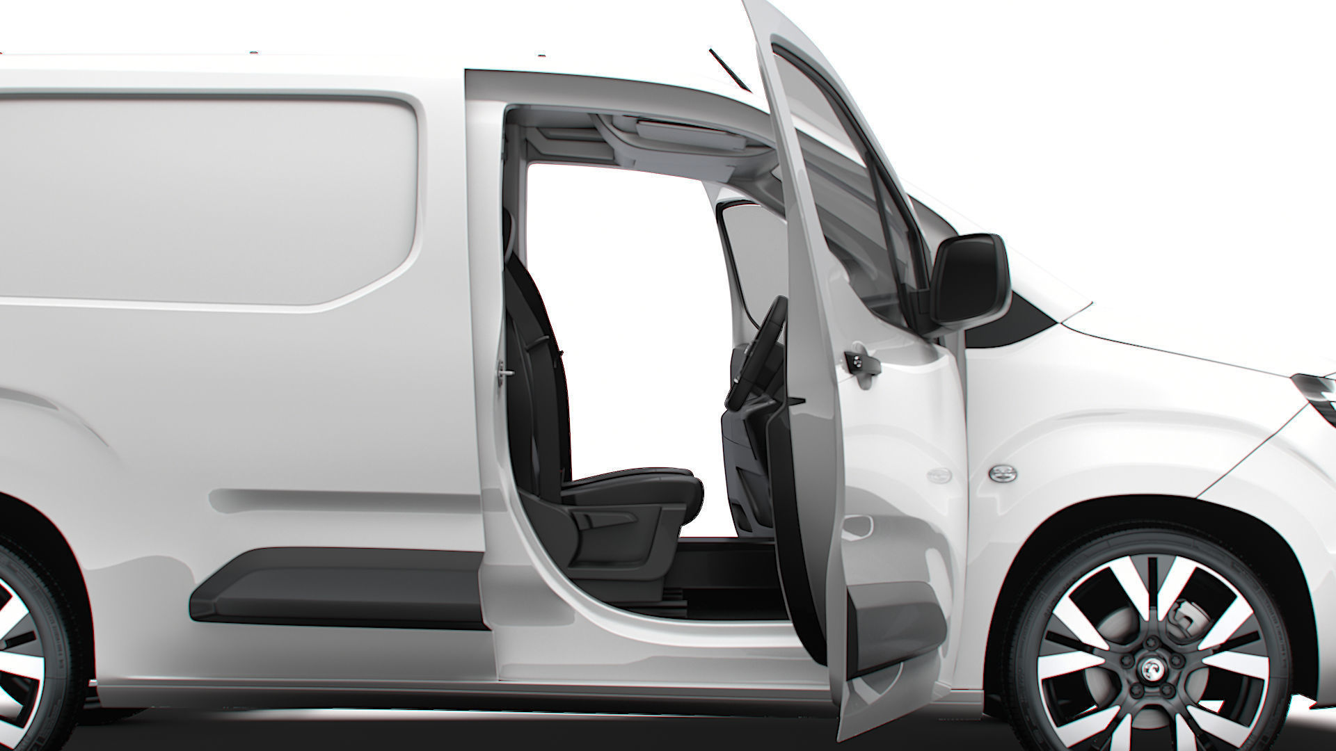 Vauxhall Combo e SWB Van Tailgate HQ Interior 2024 3D model_1