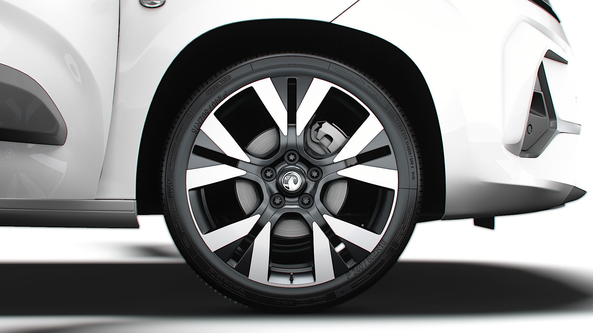 Vauxhall Combo e SWB Van Tailgate HQ Interior 2024 3D model_9