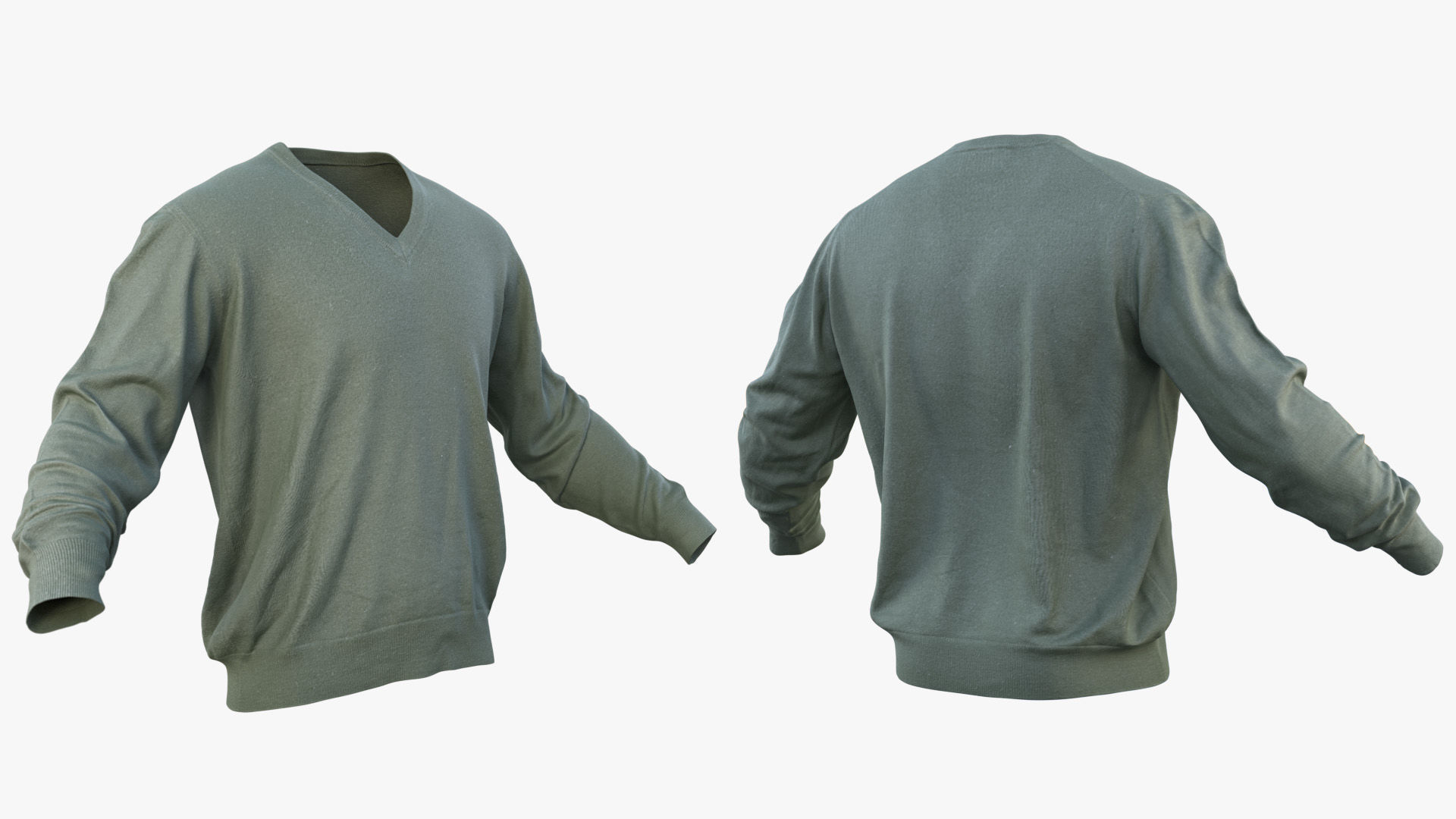 Sweater 54 - All MH Bodies and UE5 Skeletons - Rigged Low-poly 3D model_4