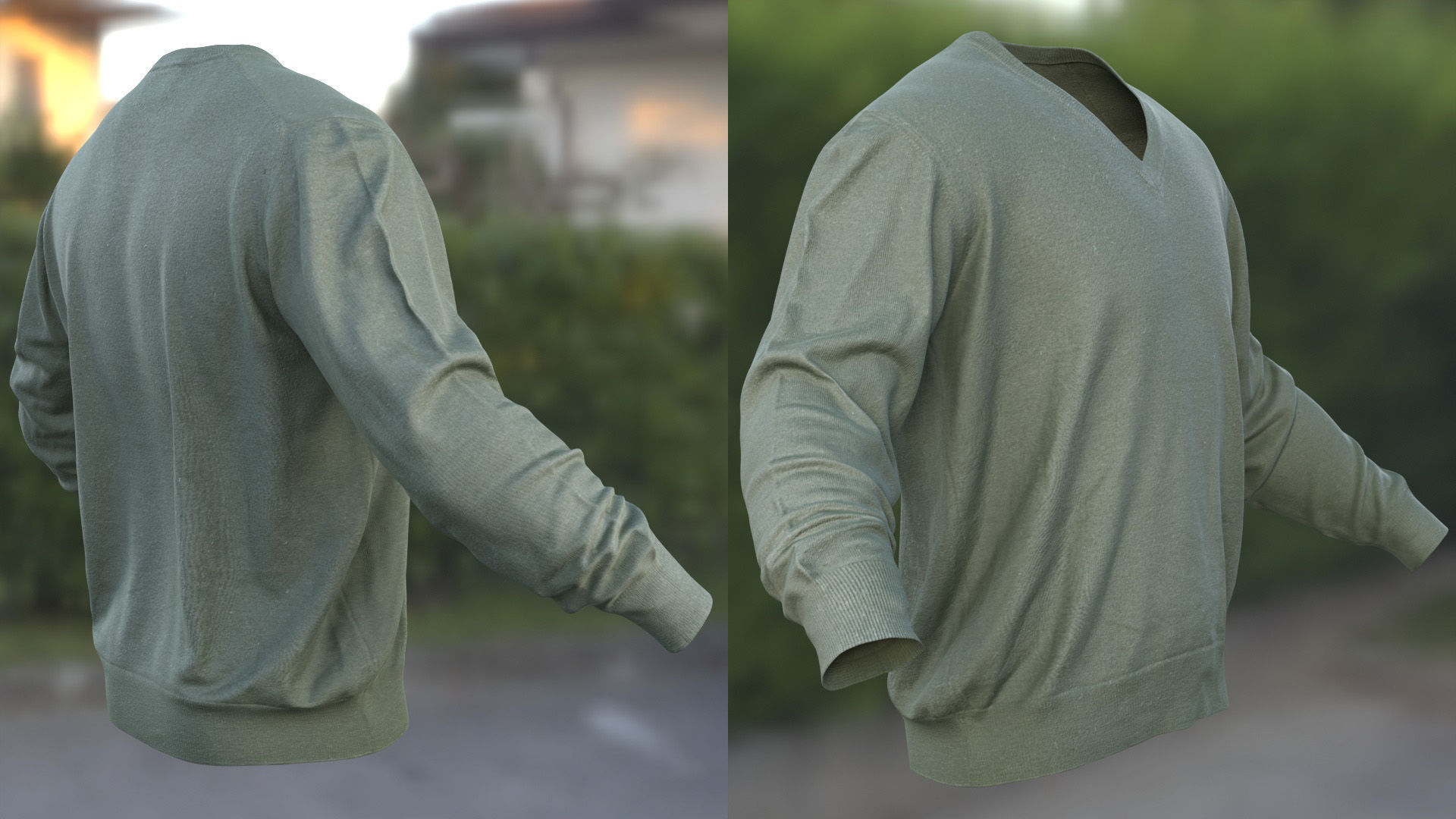 Sweater 54 - All MH Bodies and UE5 Skeletons - Rigged Low-poly 3D model_13