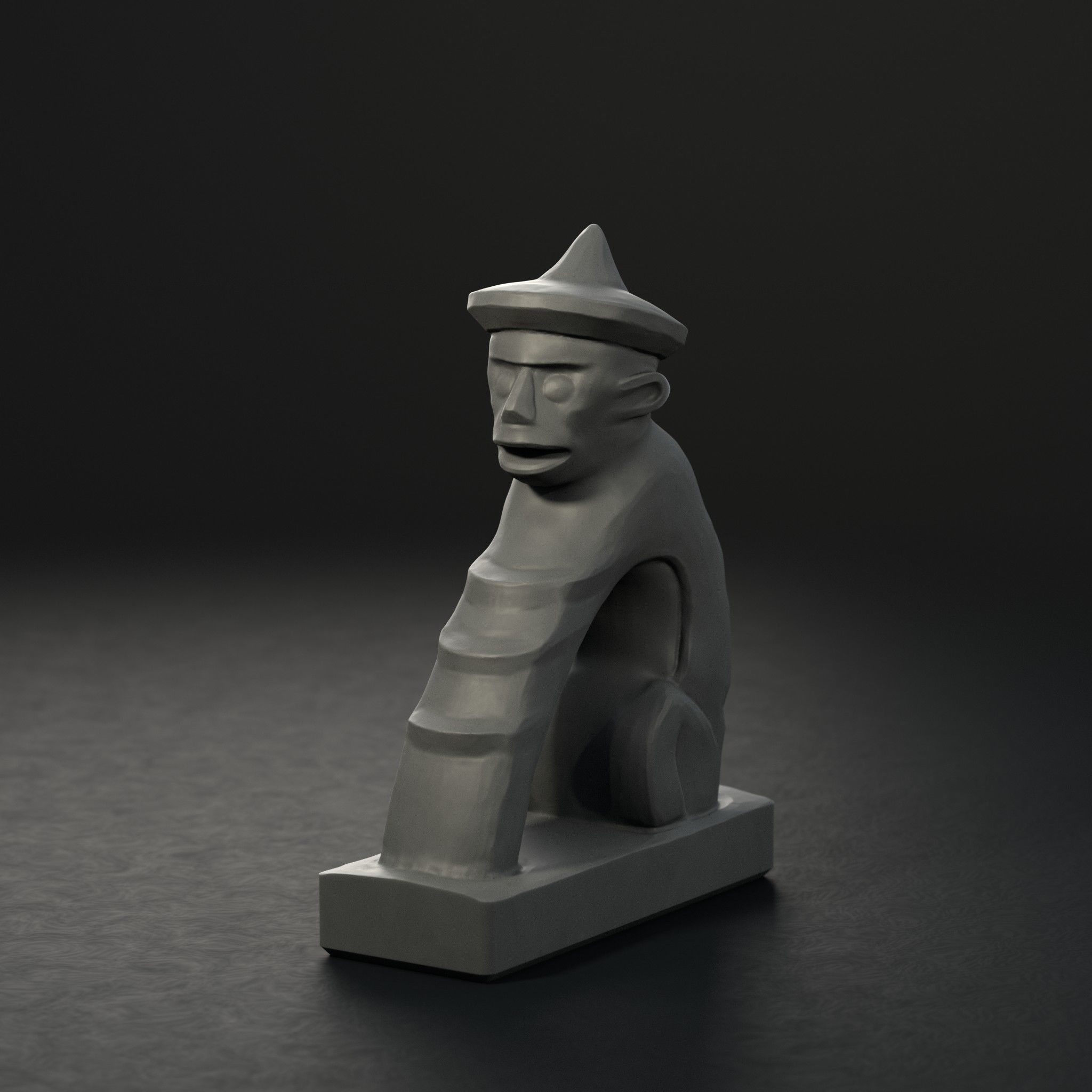 Japsang - Korean Roof Figurines 3D print model_2