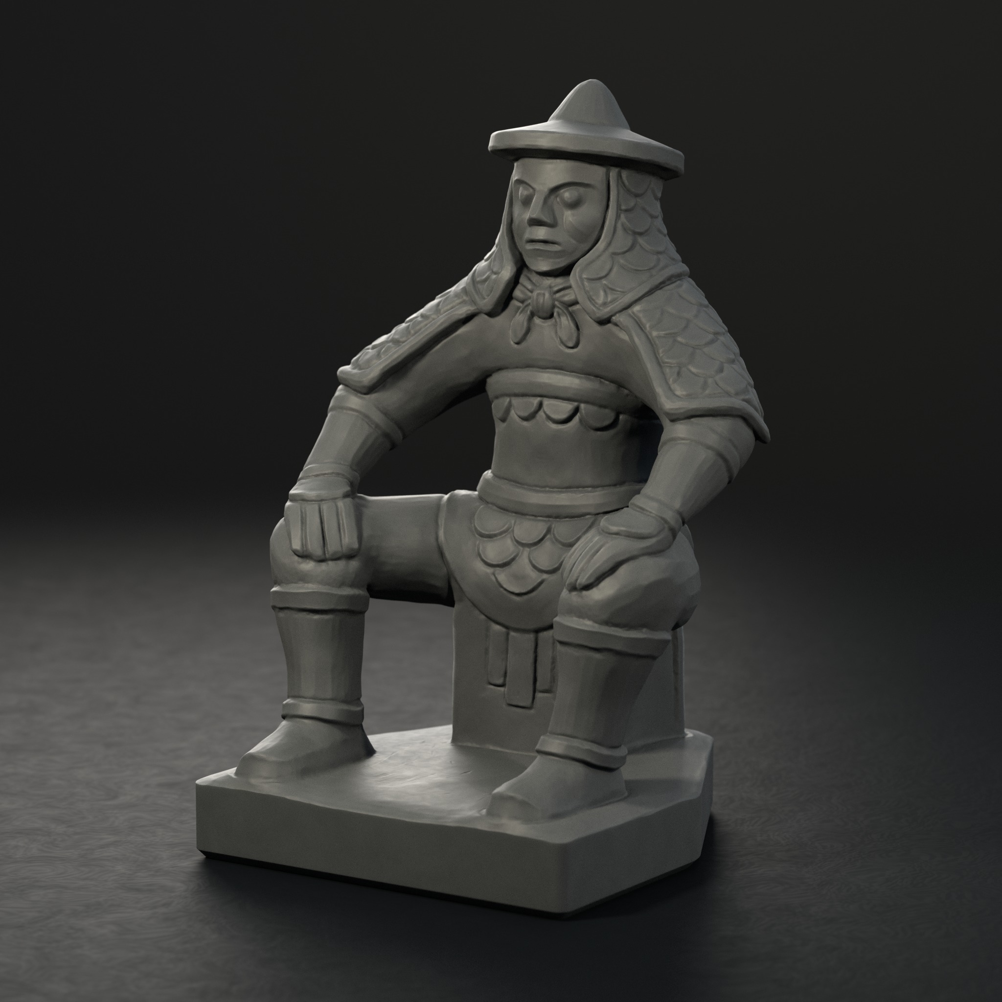 Japsang - Korean Roof Figurines 3D print model_1