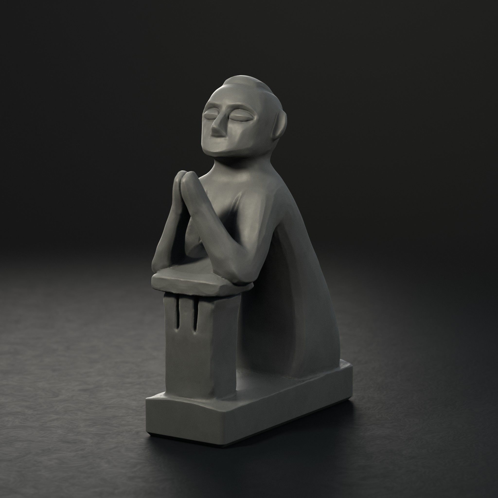 Japsang - Korean Roof Figurines 3D print model_8