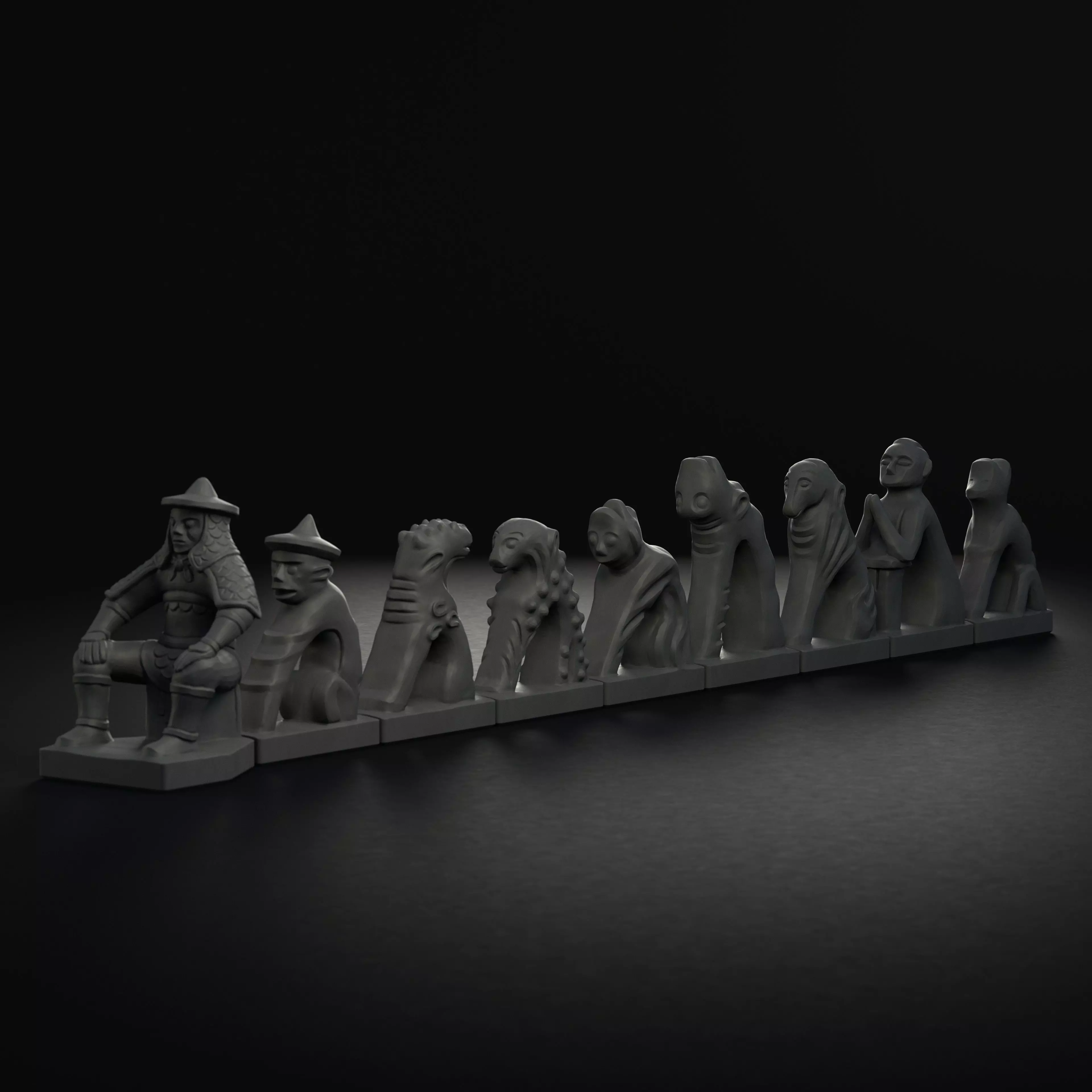 Japsang - Korean Roof Figurines 3D print model_0