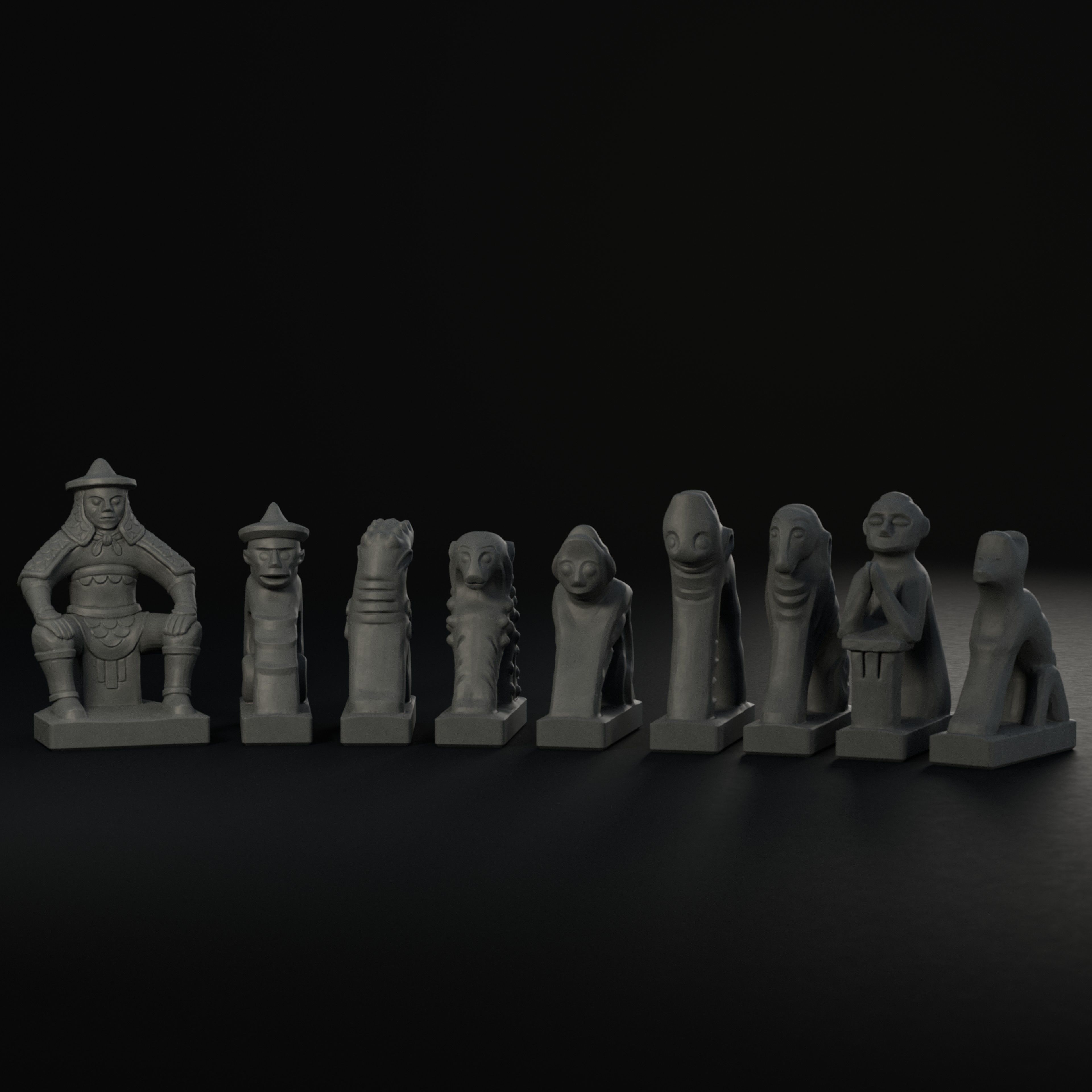 Japsang - Korean Roof Figurines 3D print model_10