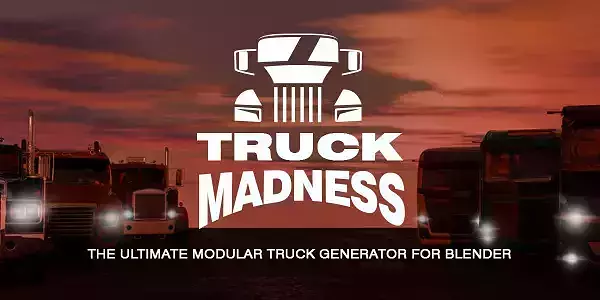 Truck Madness The Ultimate Modular Truck Generator for Blender 3D model