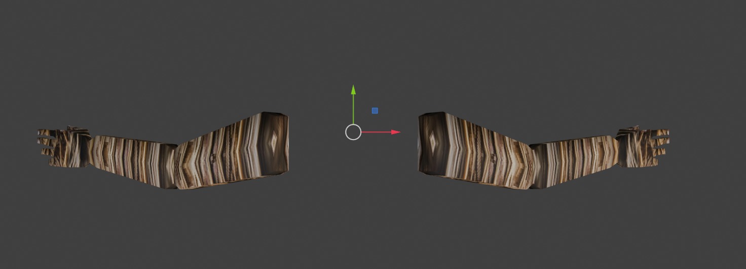 Low Poly Hands Textured Segmented Rigged Free low-poly 3D model_2