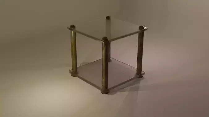 Vintage Glass Table