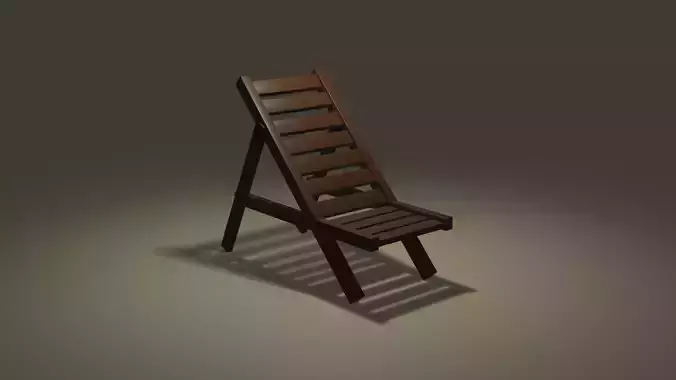 Wooden Lounge Chair