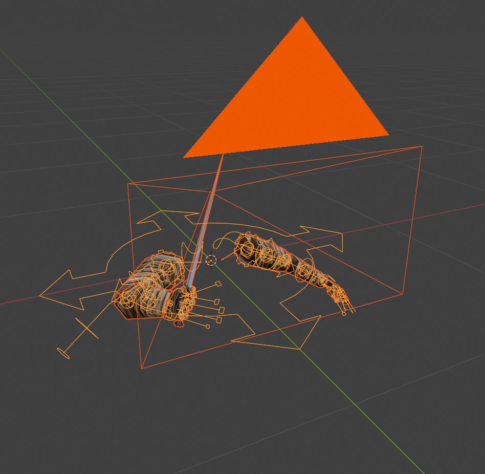 Low Poly Hands Textured Animated Segmented Rigged Free low-poly 3D model_3