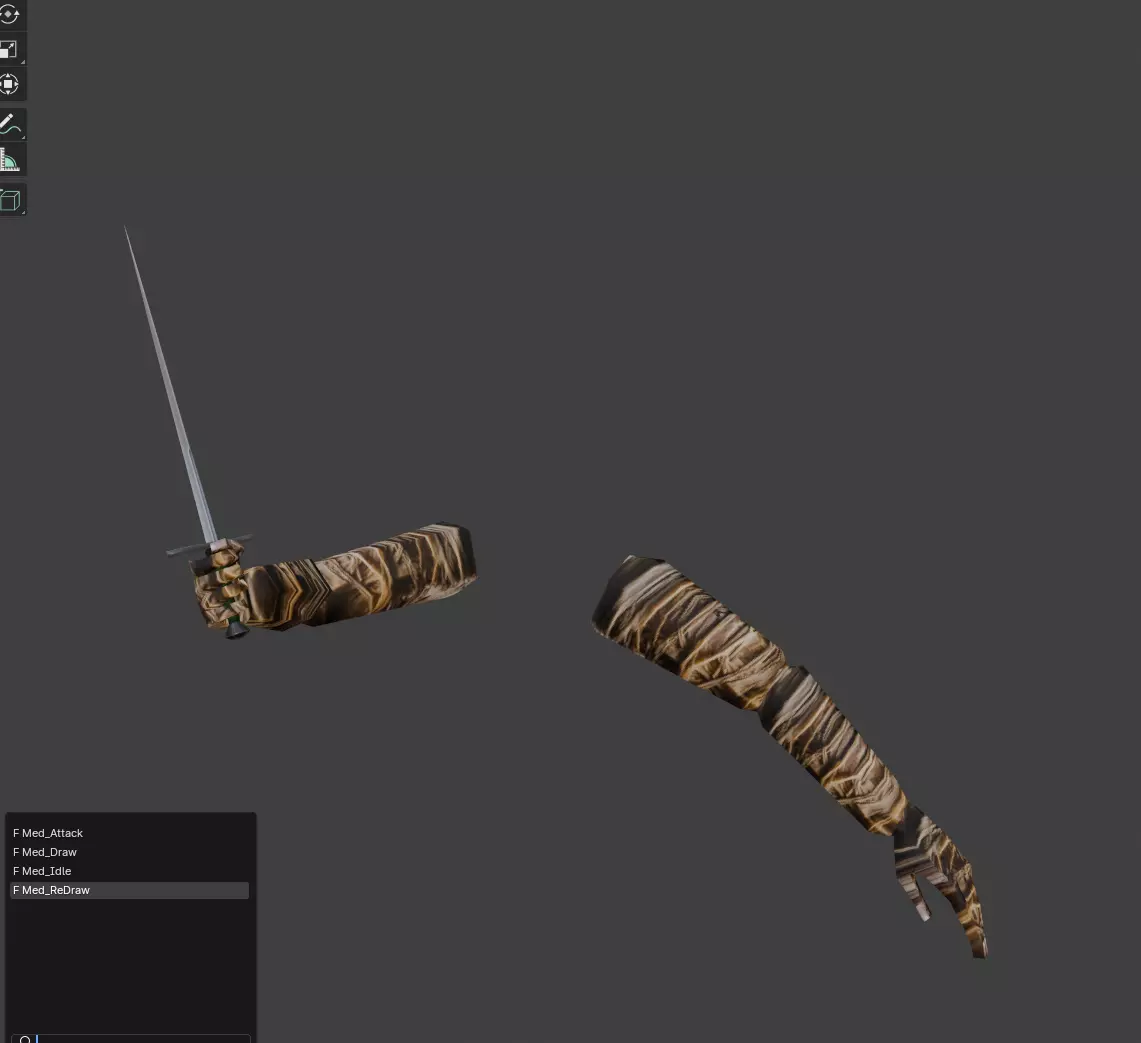 Low Poly Hands Textured Animated Segmented Rigged Free low-poly 3D model_0