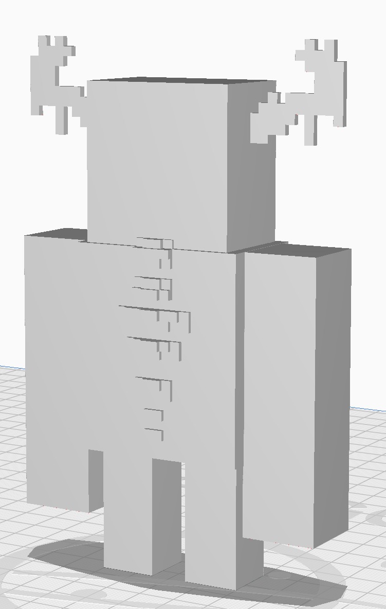 Minecraft Warden 3D print model_2