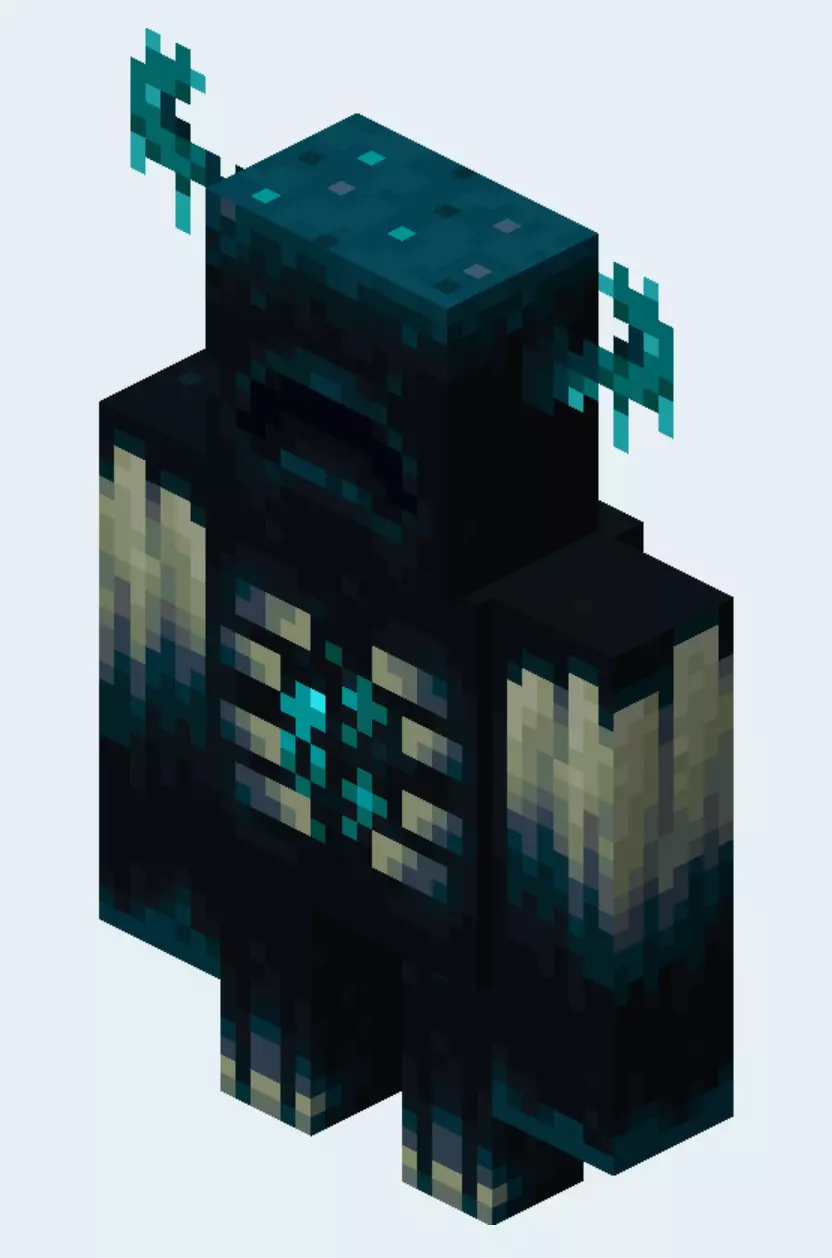 Minecraft Warden 3D print model_0