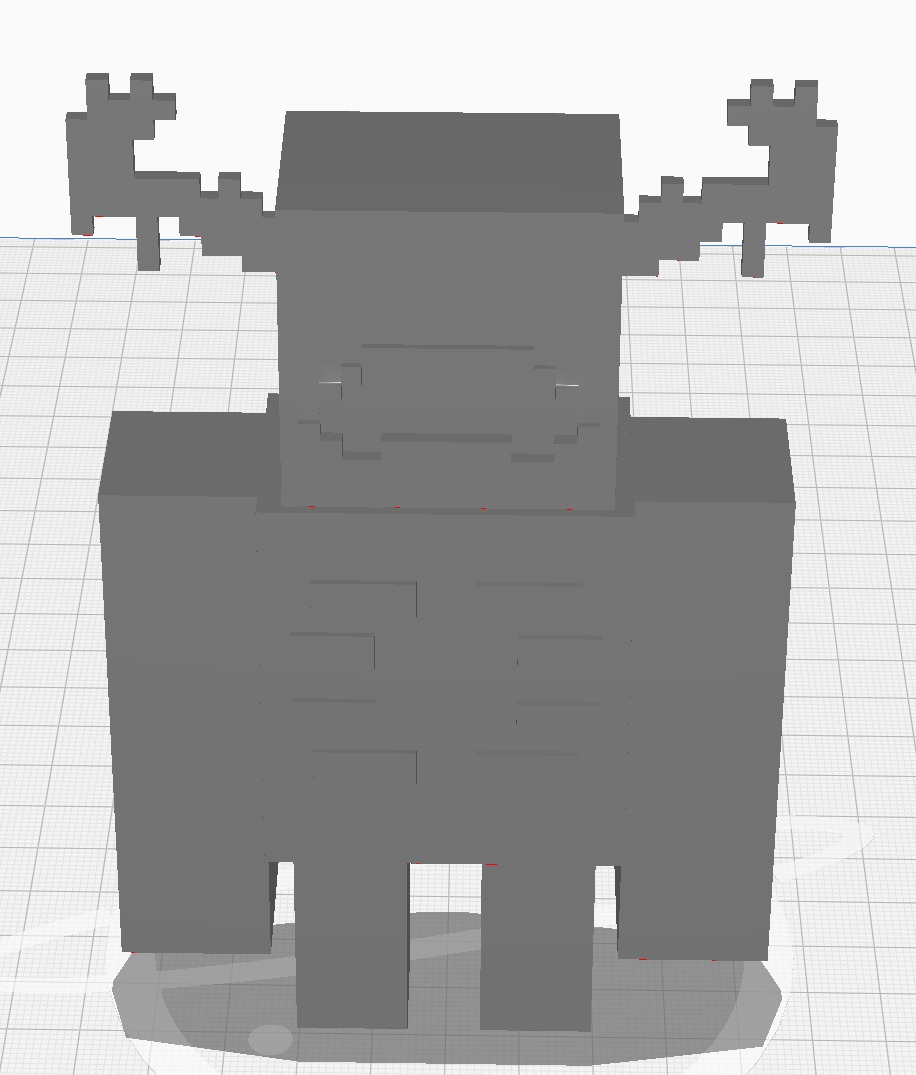 Minecraft Warden 3D print model_4